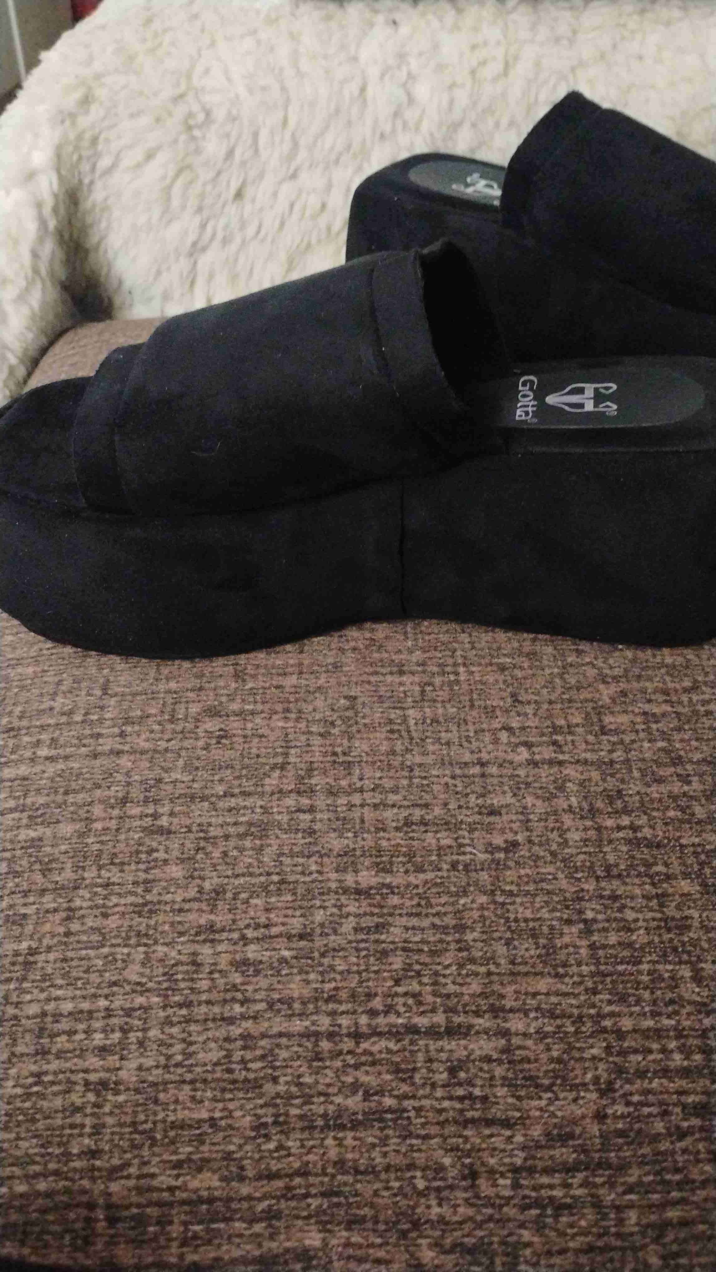 Sandalias negra mujer - miniatura 4