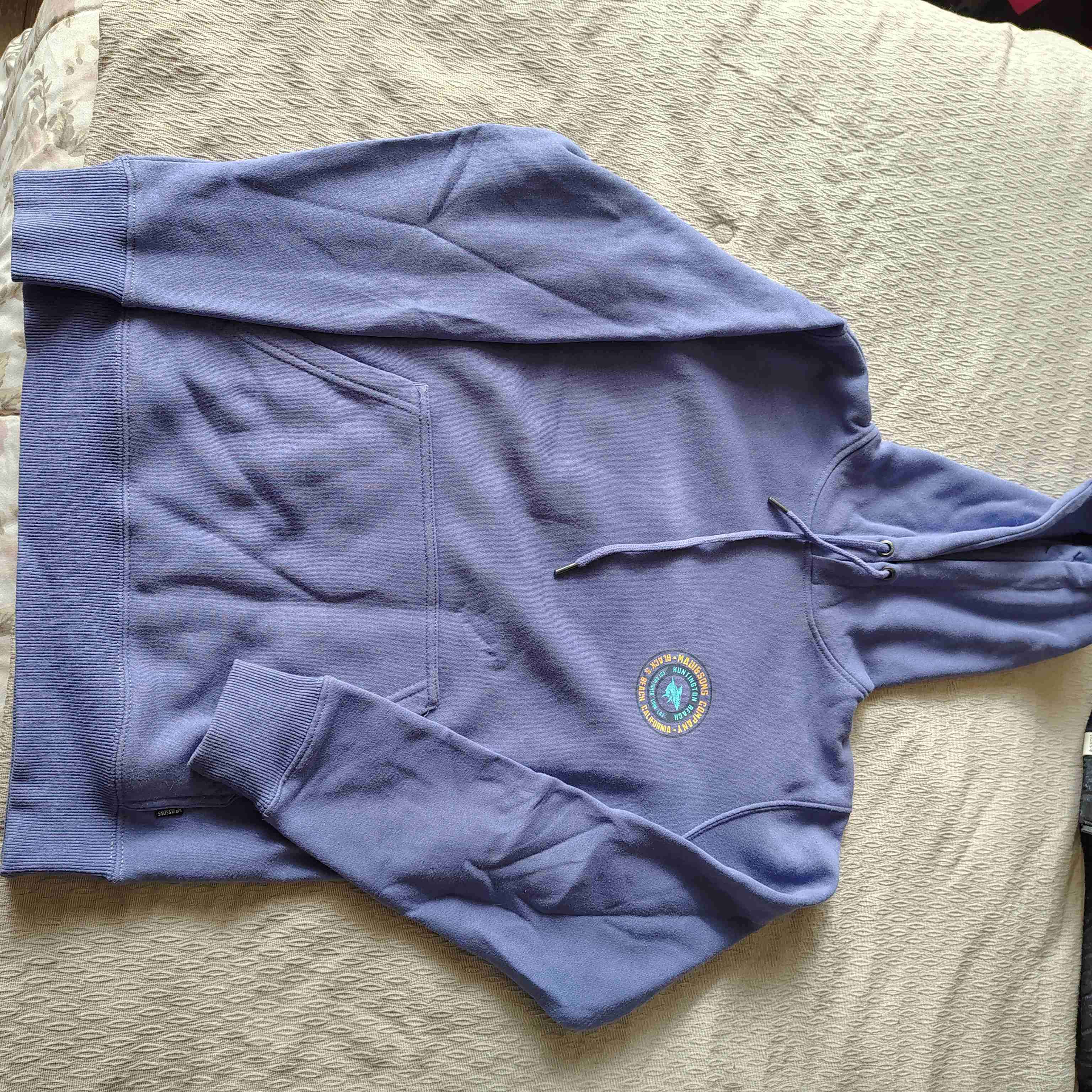 Polerón morado con capucha - 1