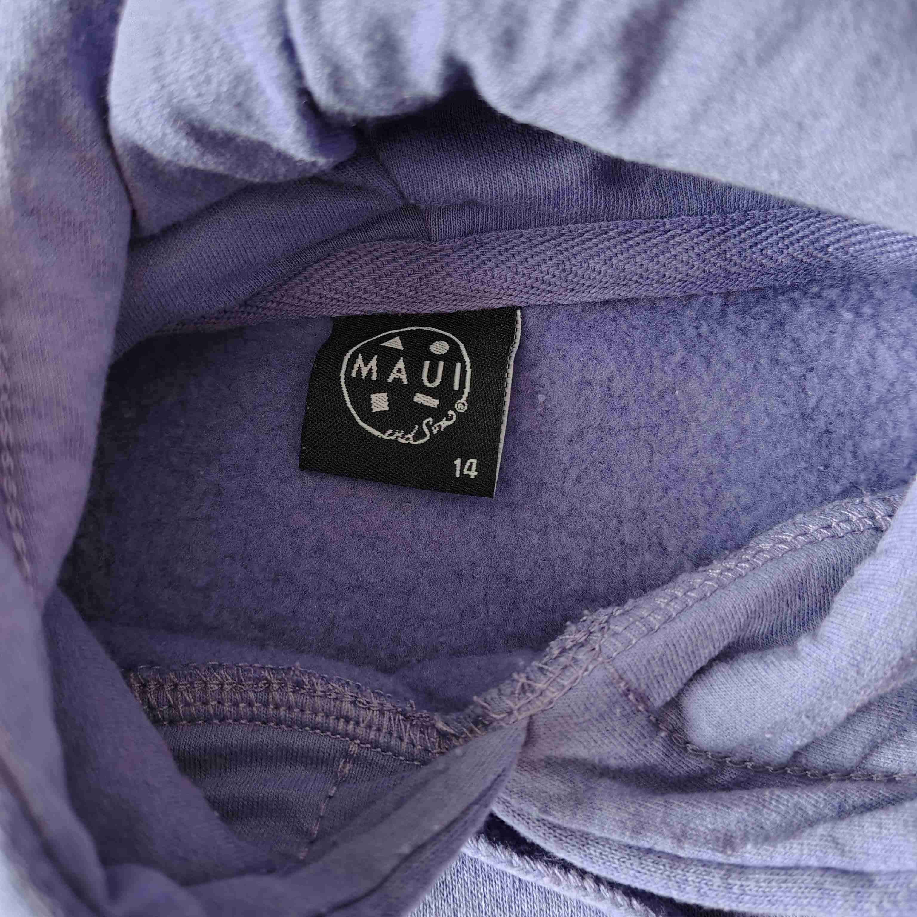 Polerón morado con capucha - 2