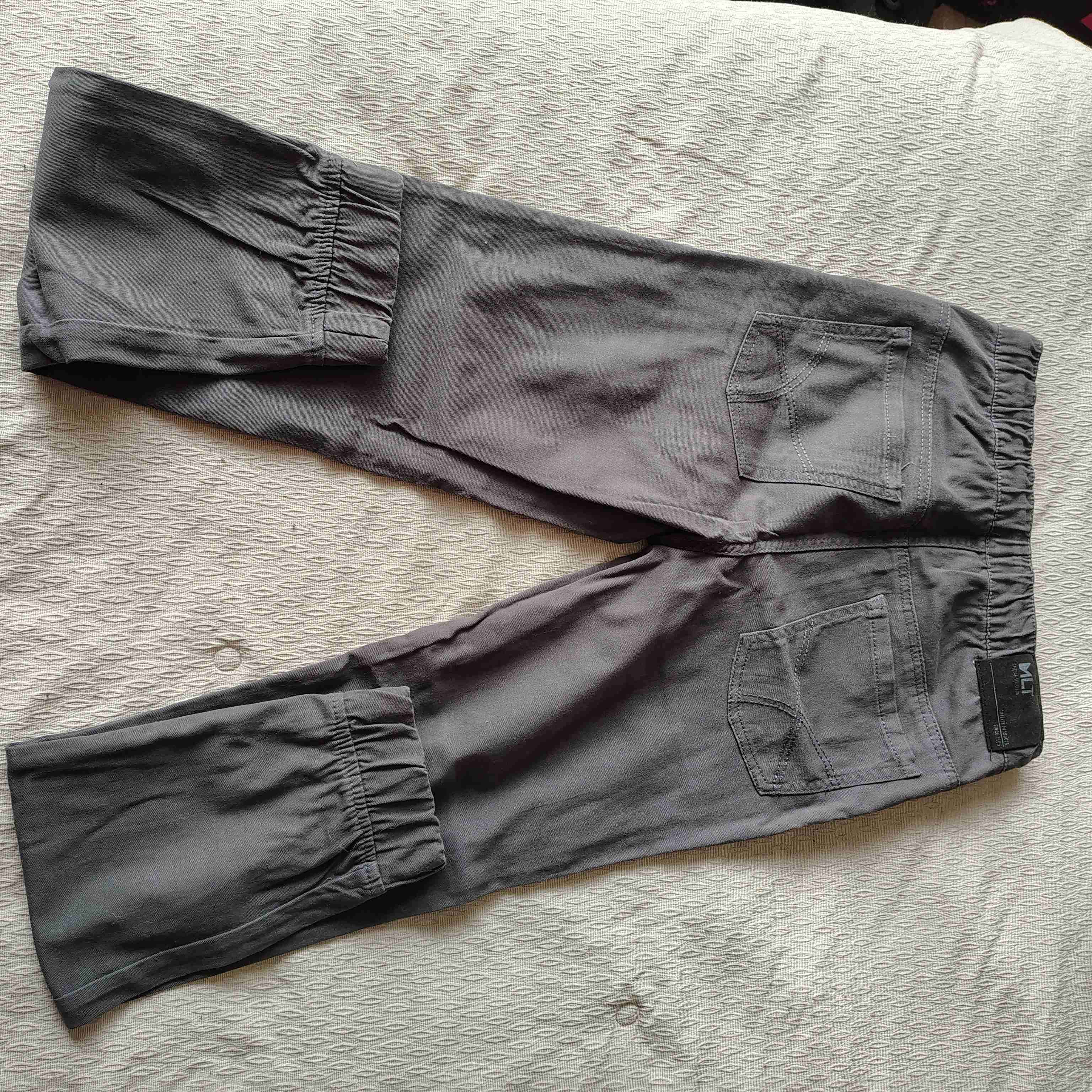 Pantalones de tela grises - miniatura 3