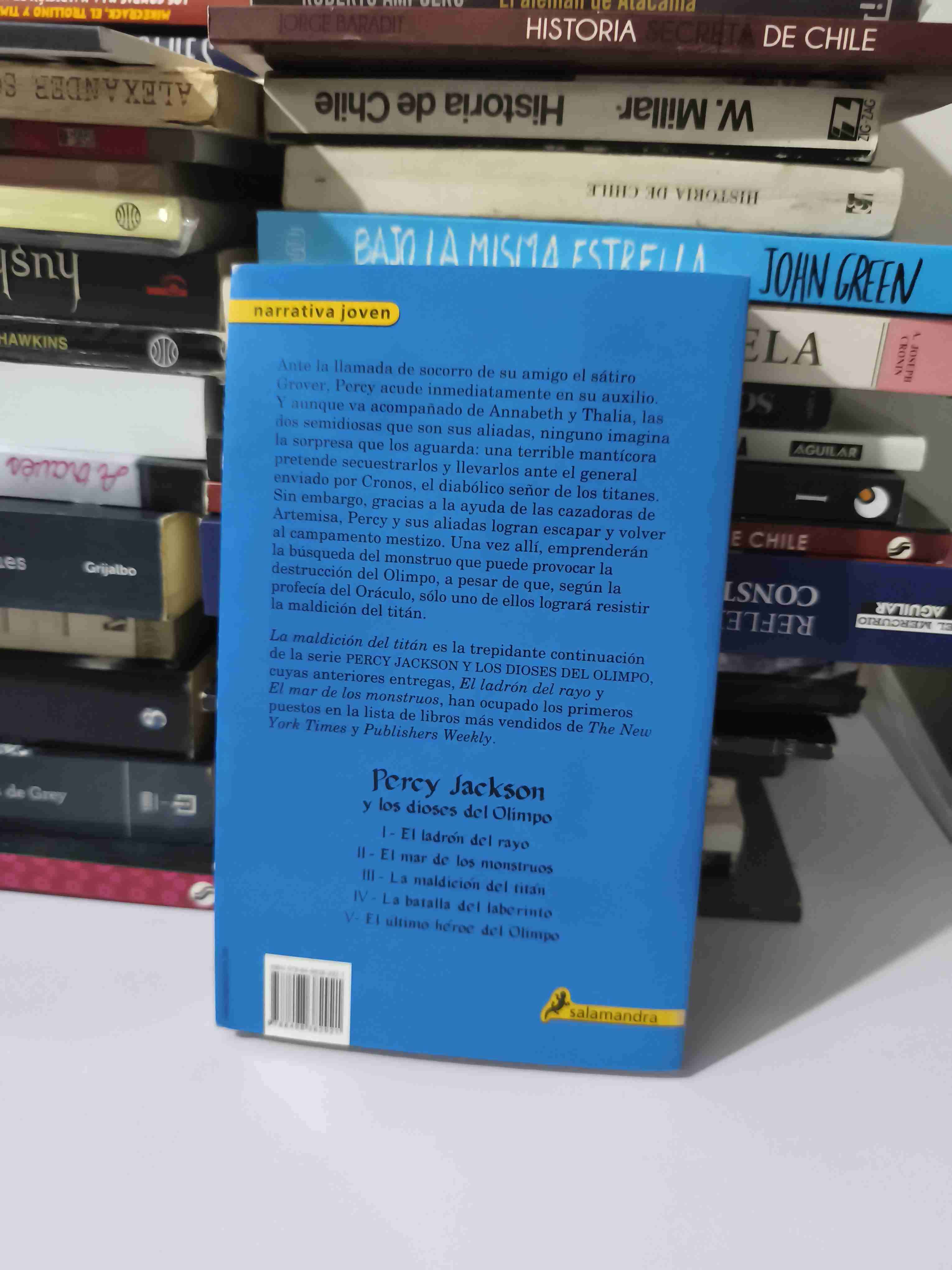 Libro: La maldición del titán - 4