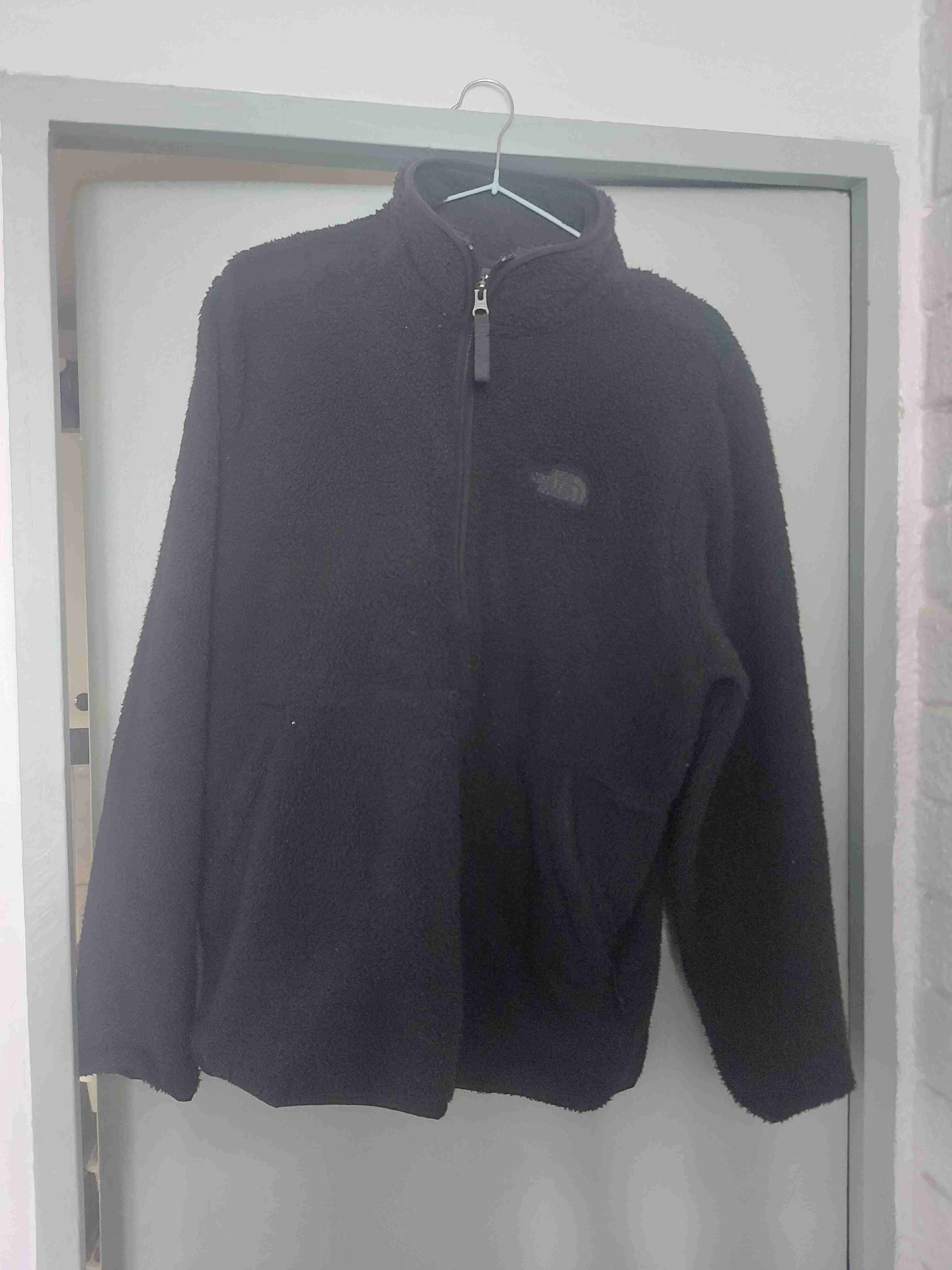 Polar north face negro con cremallera - miniatura 1