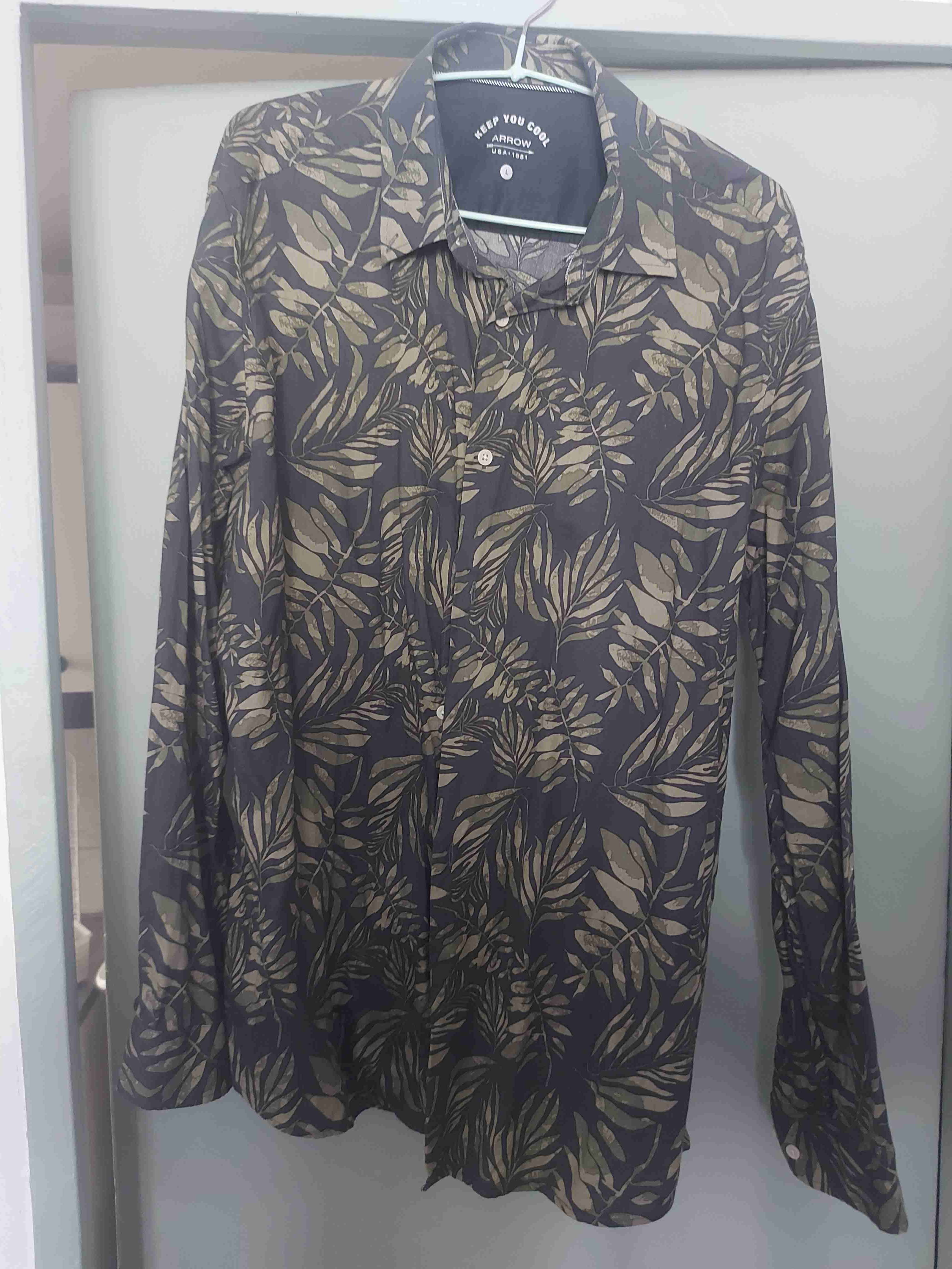 Camisa guayabera hojas arrow - 3