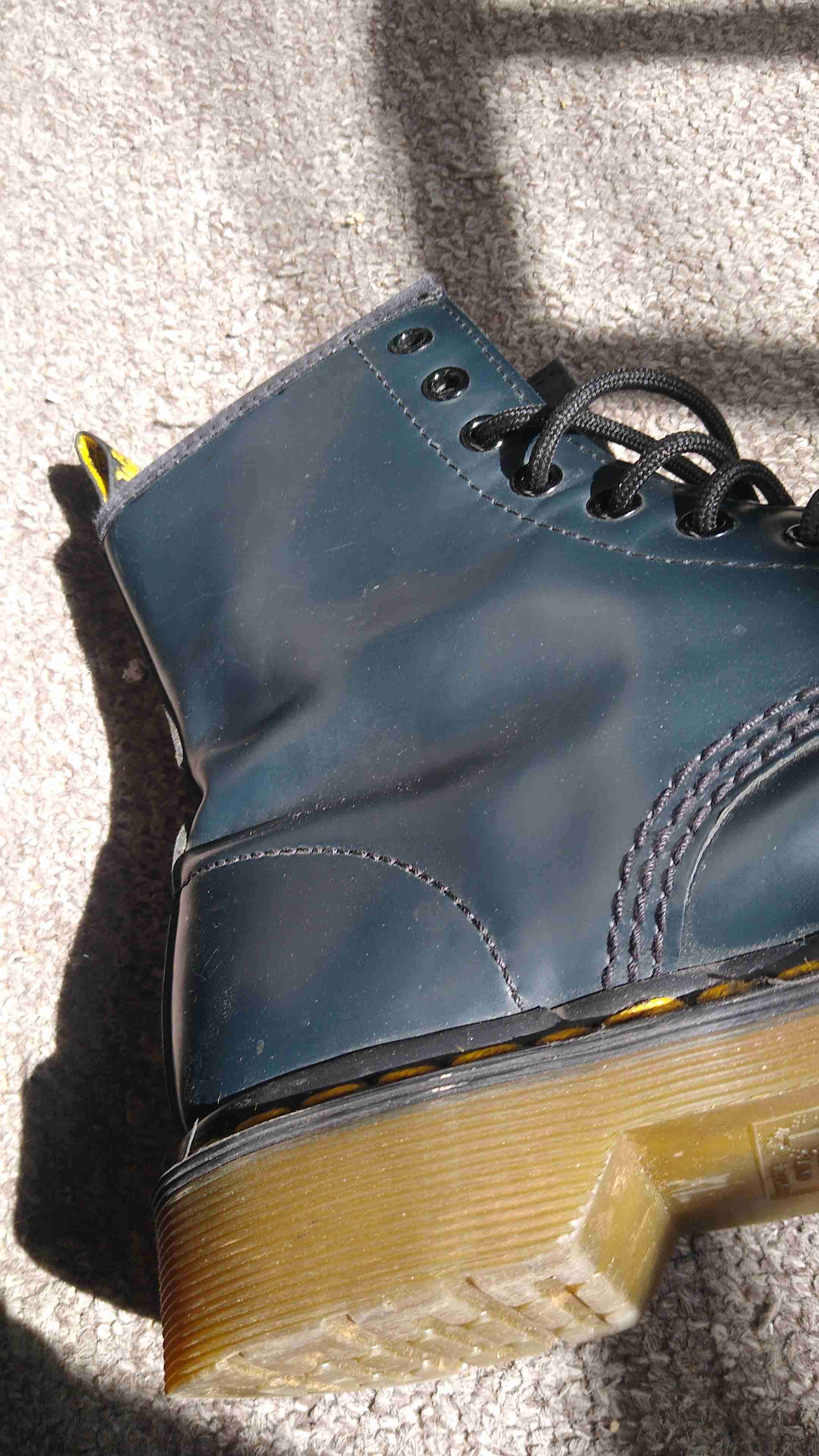 Botas negras de cuero Dr Martens - 2