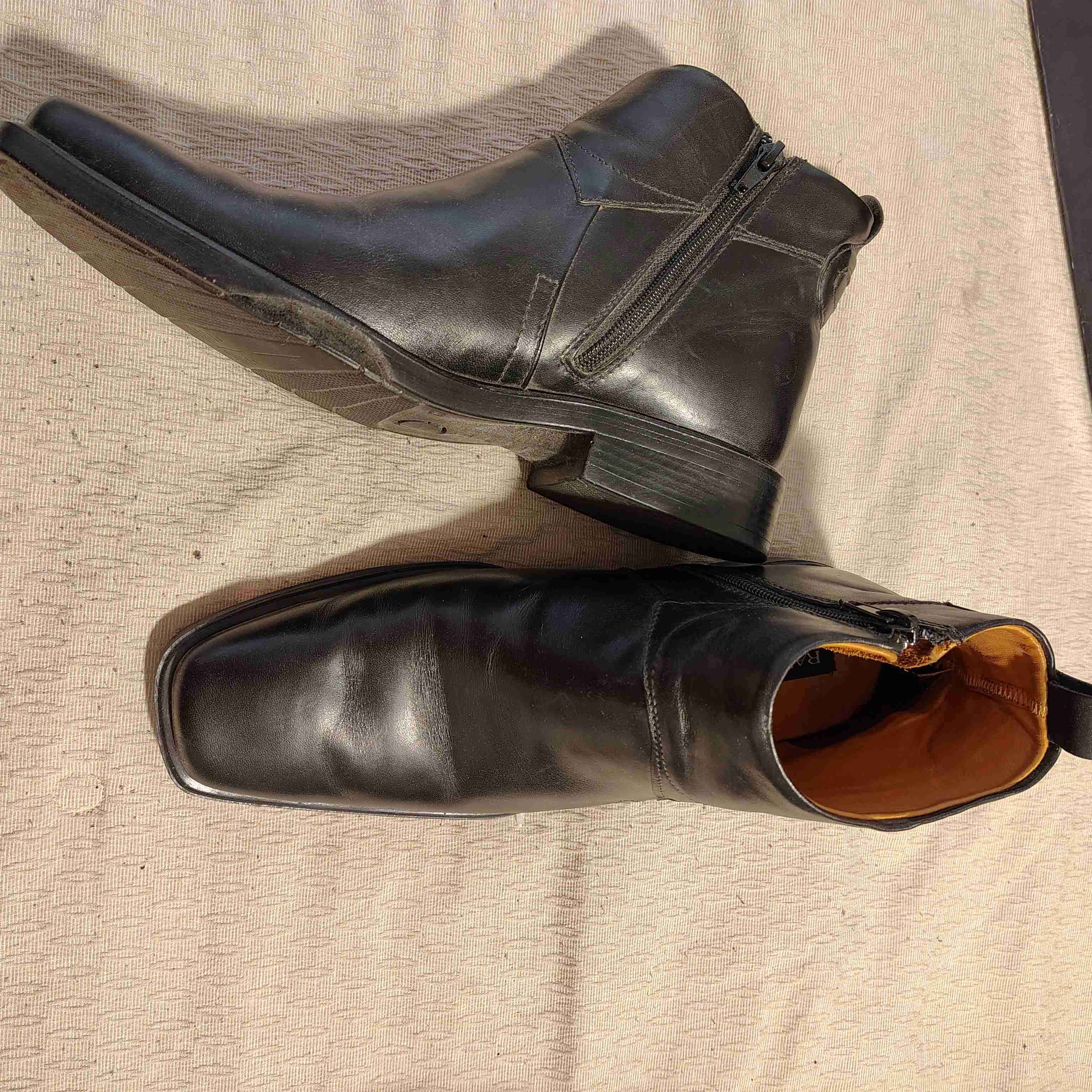 Botines de cuero negros - miniatura 3