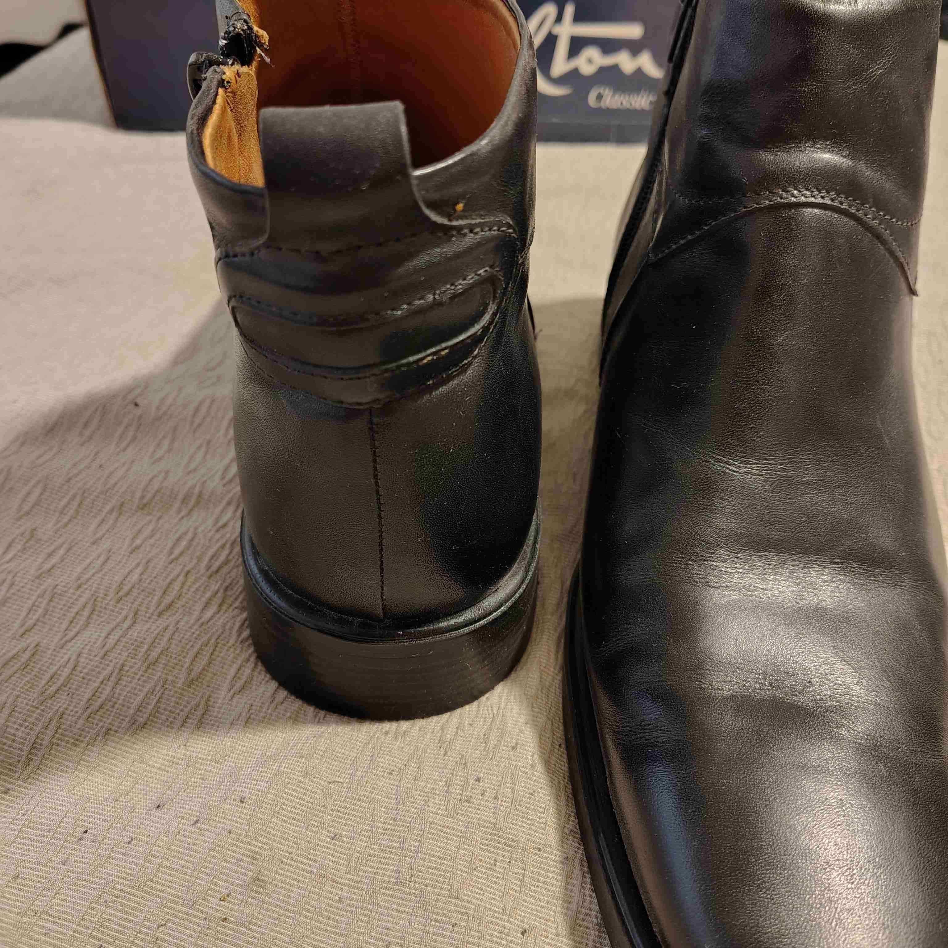 Botines de cuero negros - miniatura 4