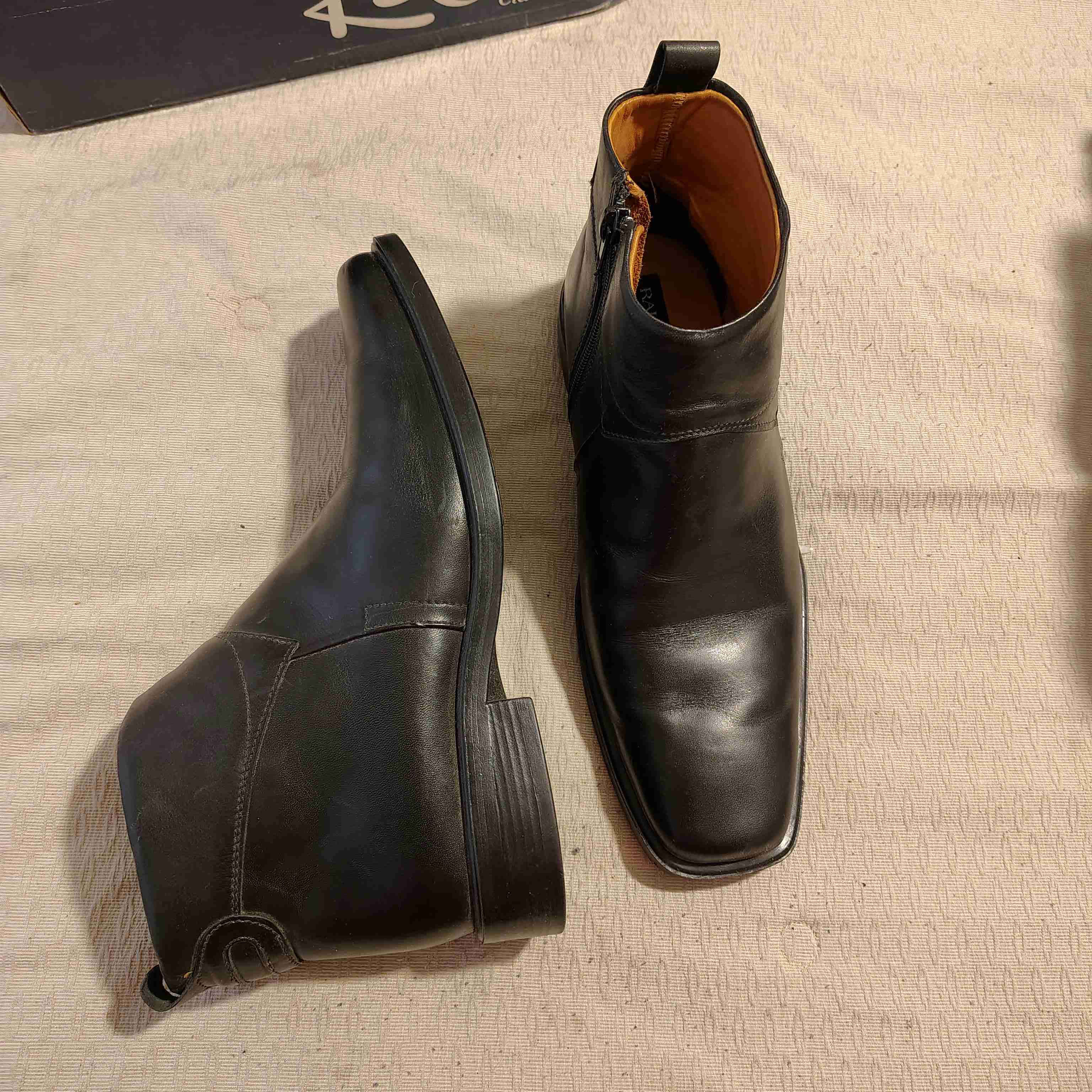 Botines de cuero negros - miniatura 5