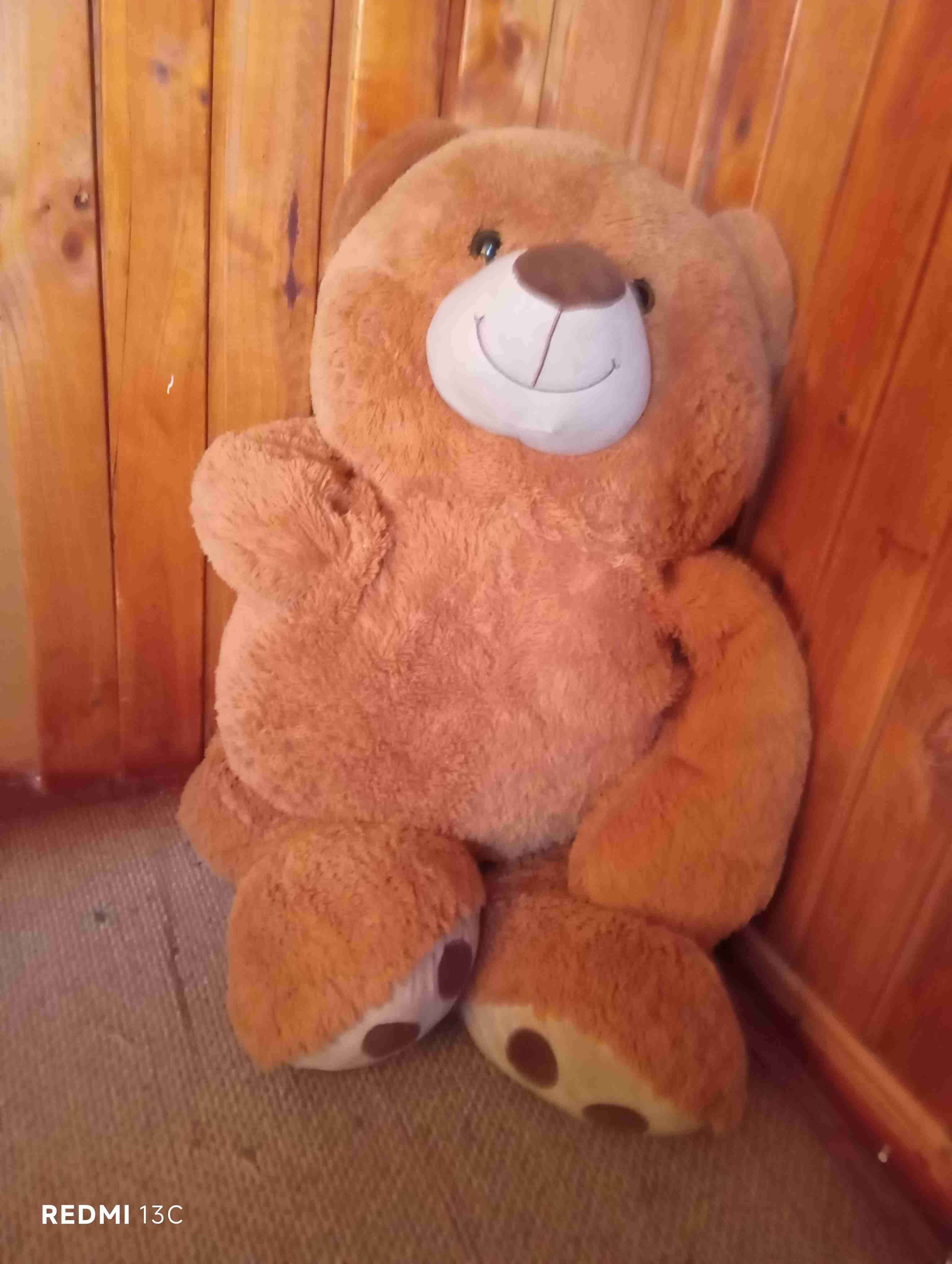 Oso de peluche gigante marrón - miniatura 2