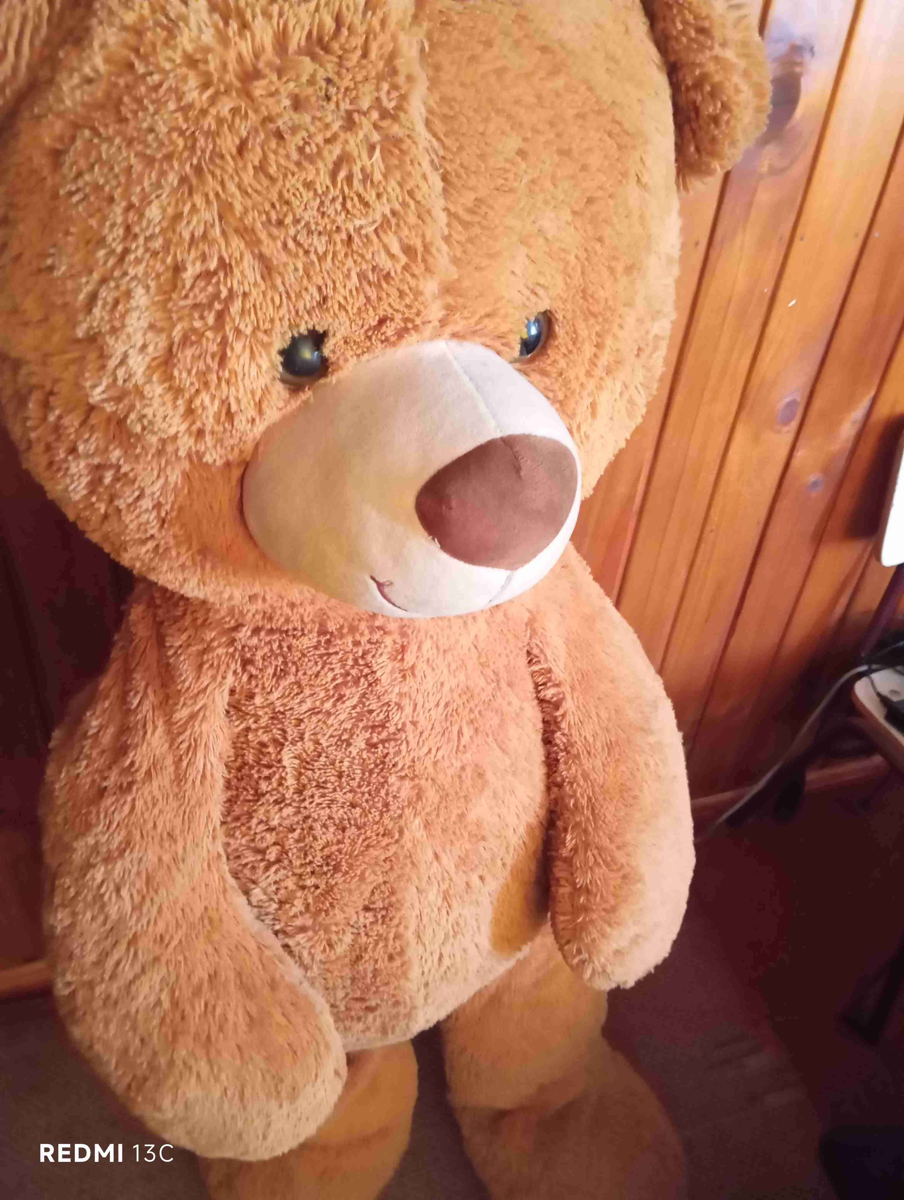 Oso de peluche gigante marrón - miniatura 3