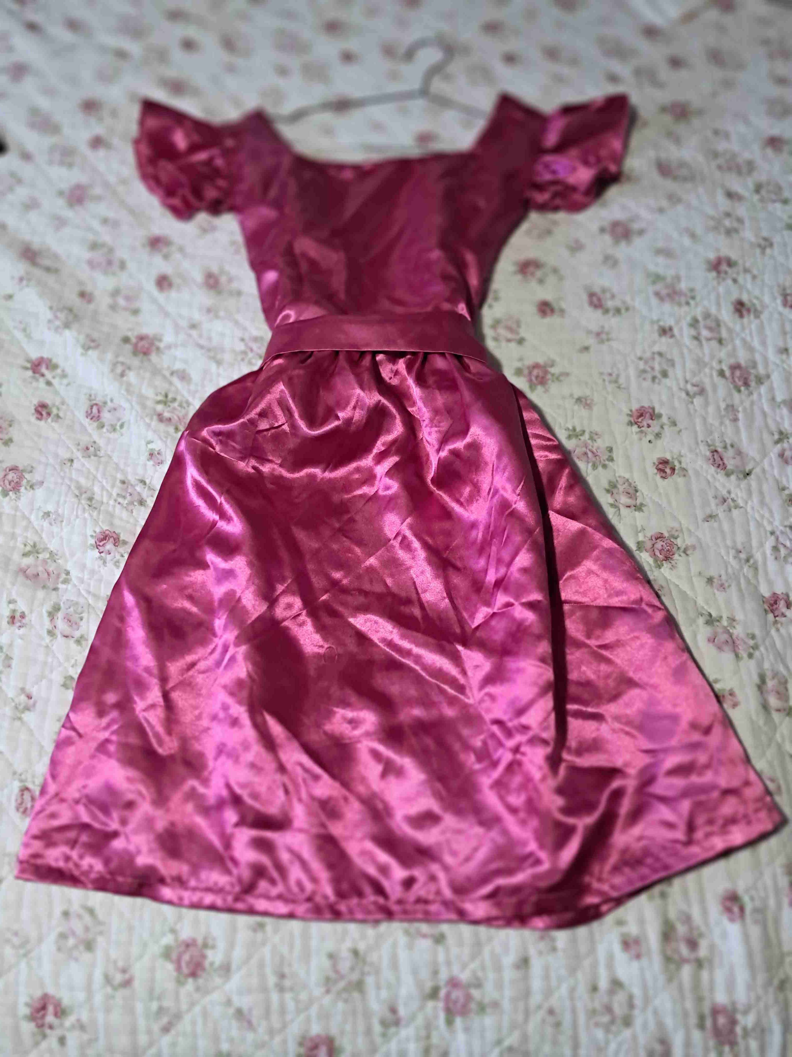 Vestido rosa brillante elegante - miniatura 2