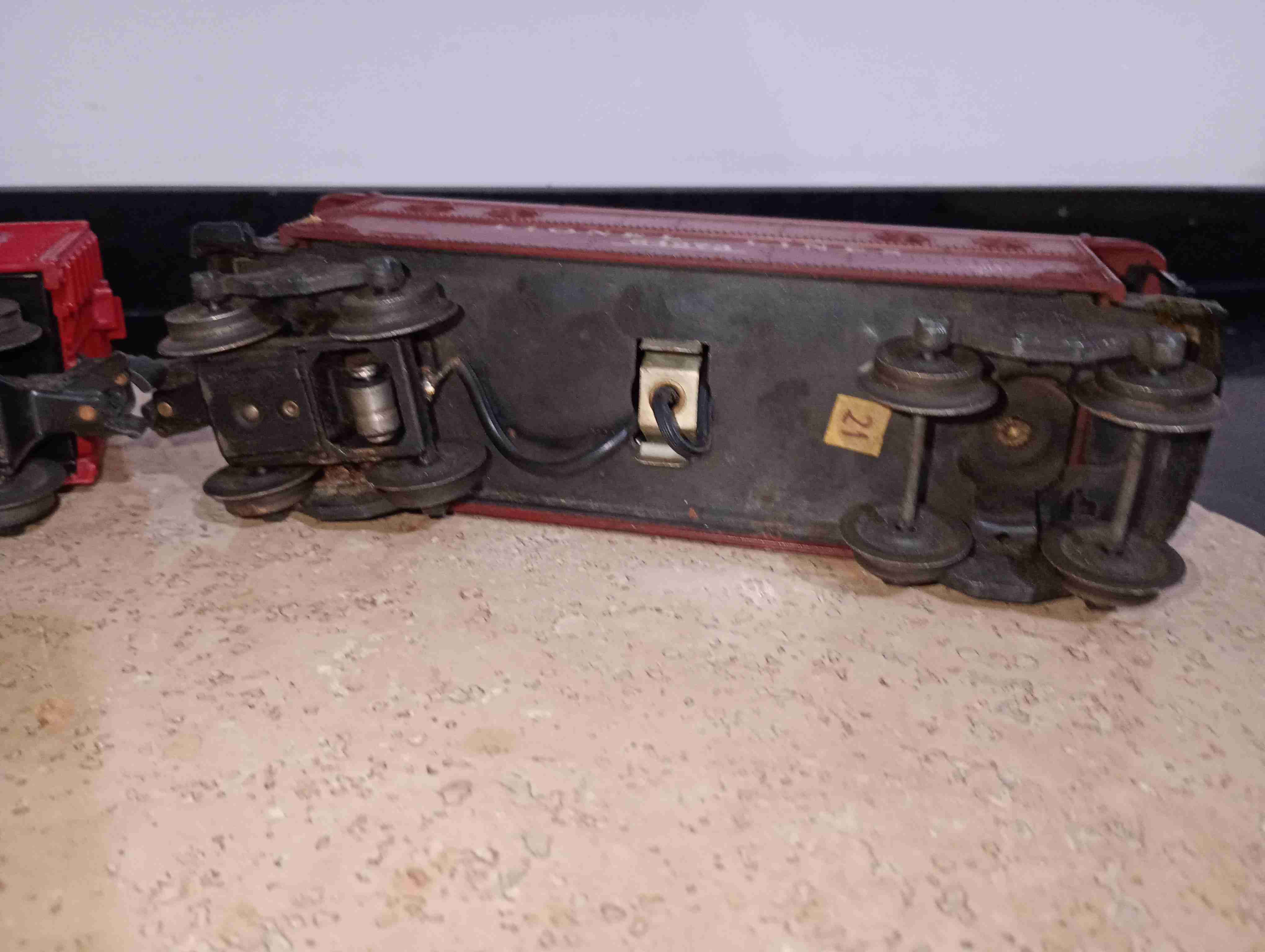 Tren Lionel vintage rojo de colección - miniatura 5