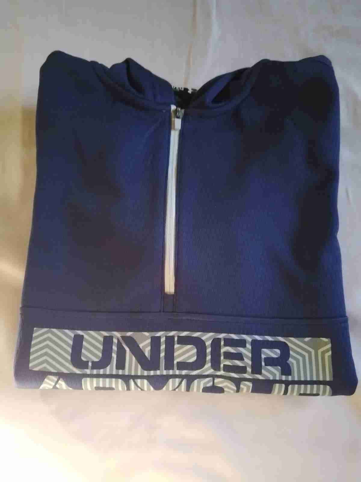 Polerón azul con capucha Under Armour - miniatura 2