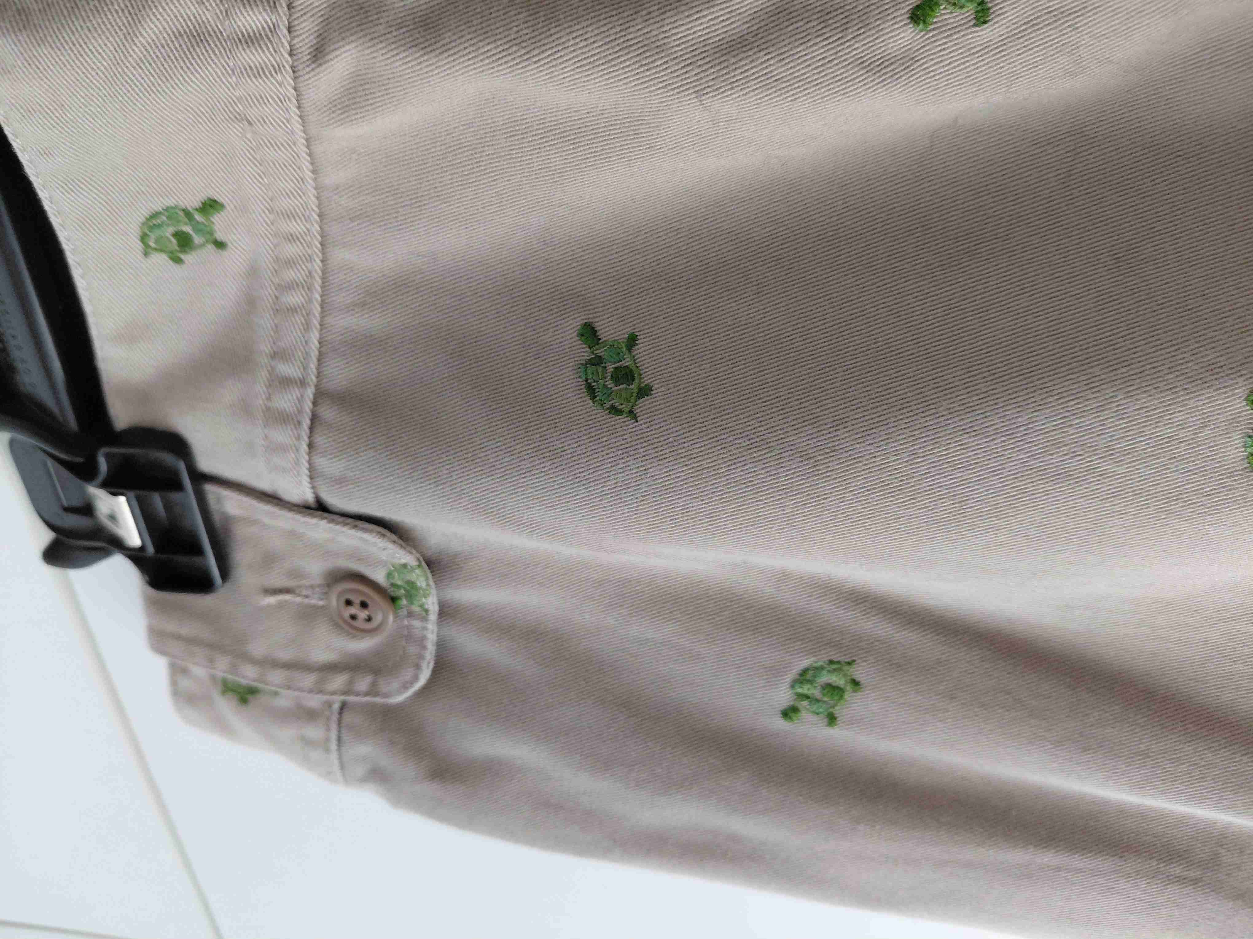 Falda Beige J. Crew con Bordado de Tortugas - miniatura 2