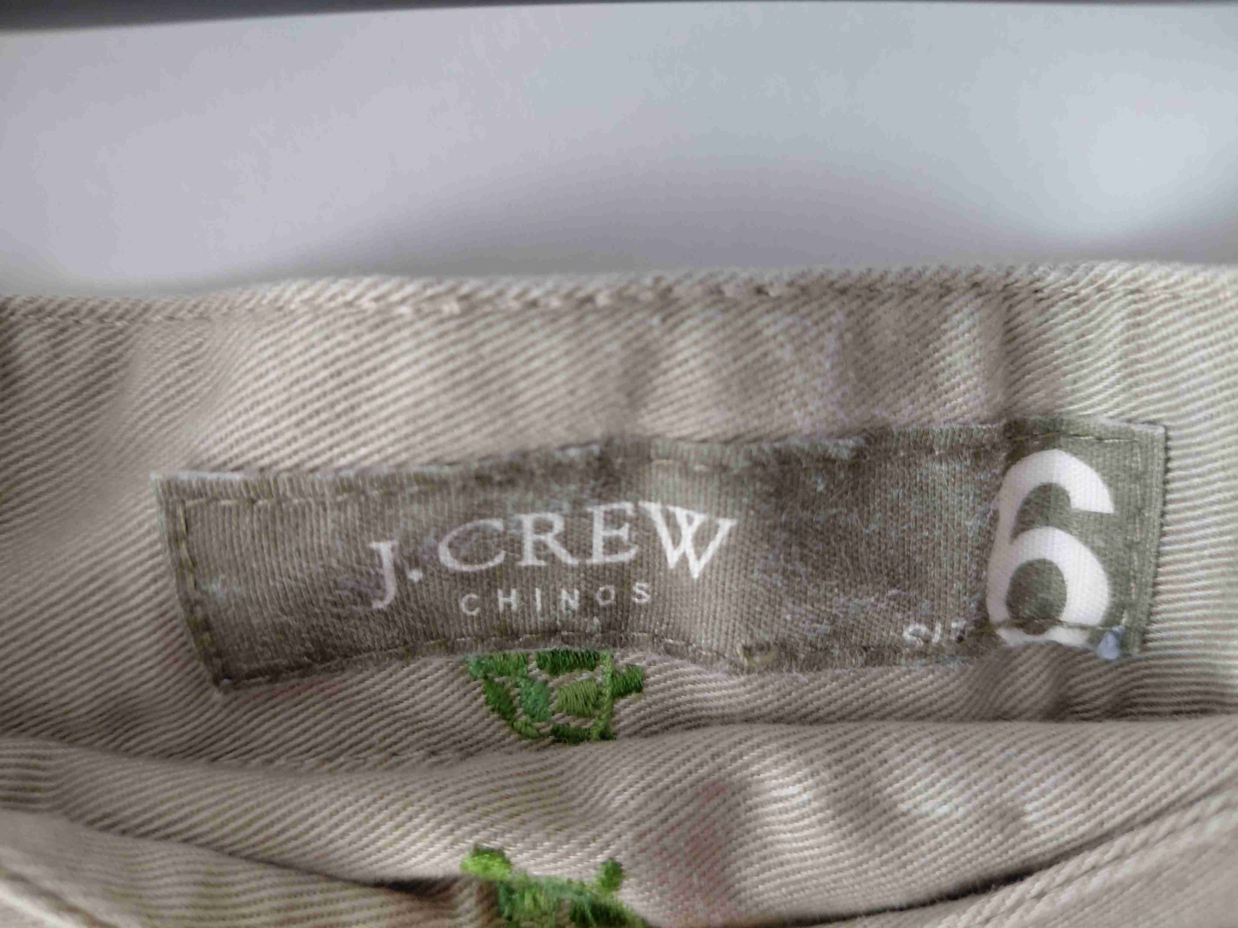 Falda Beige J. Crew con Bordado de Tortugas - miniatura 4