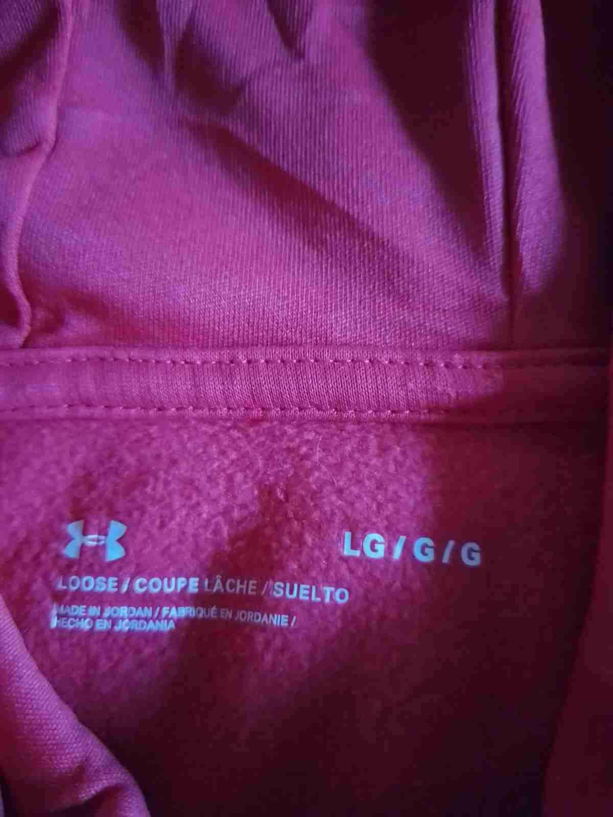 Poleron deportivo rosada con capucha - miniatura 3