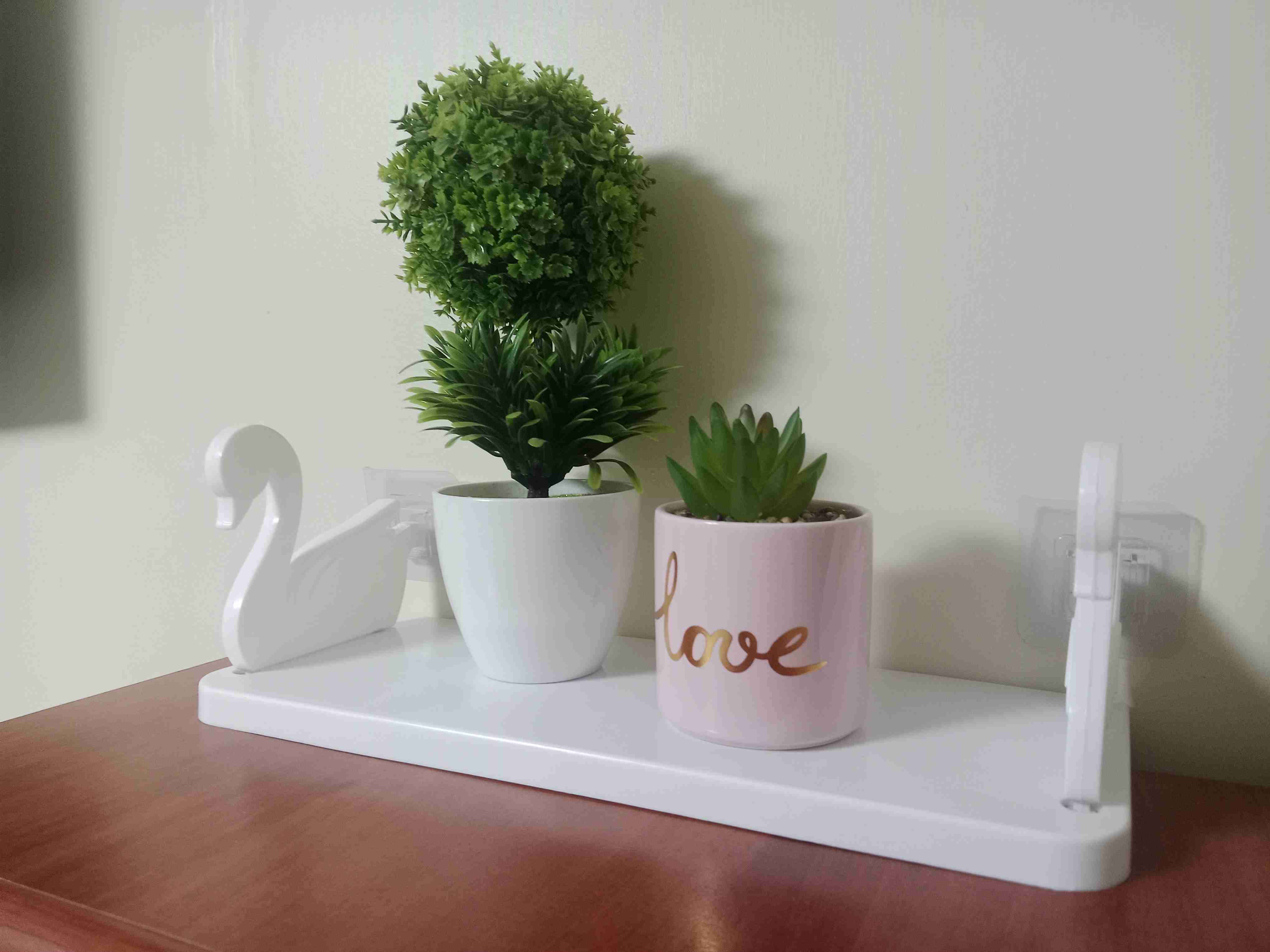 Repisa decorativa blanca - 1