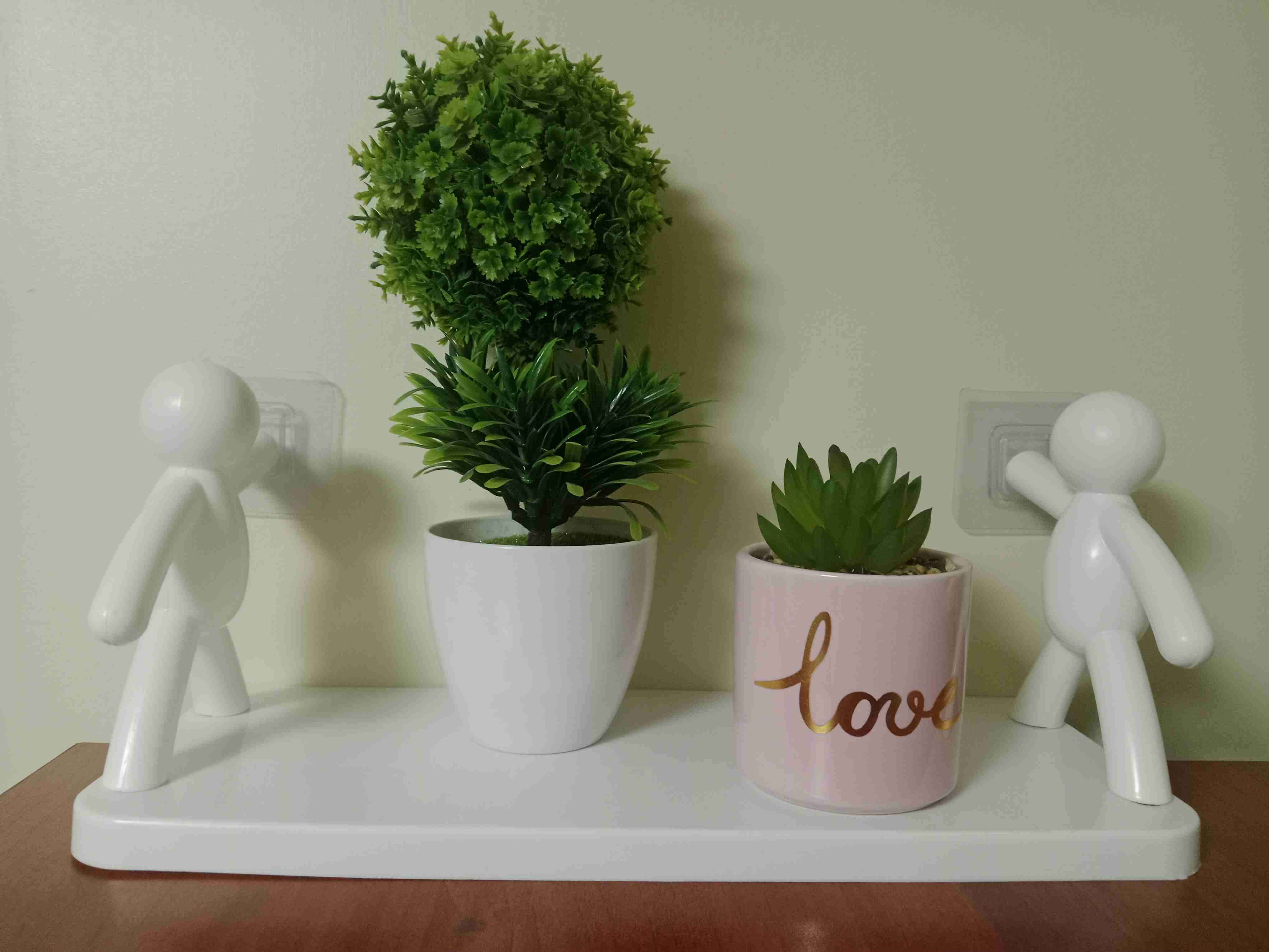 Repisa decorativa blanca - 2