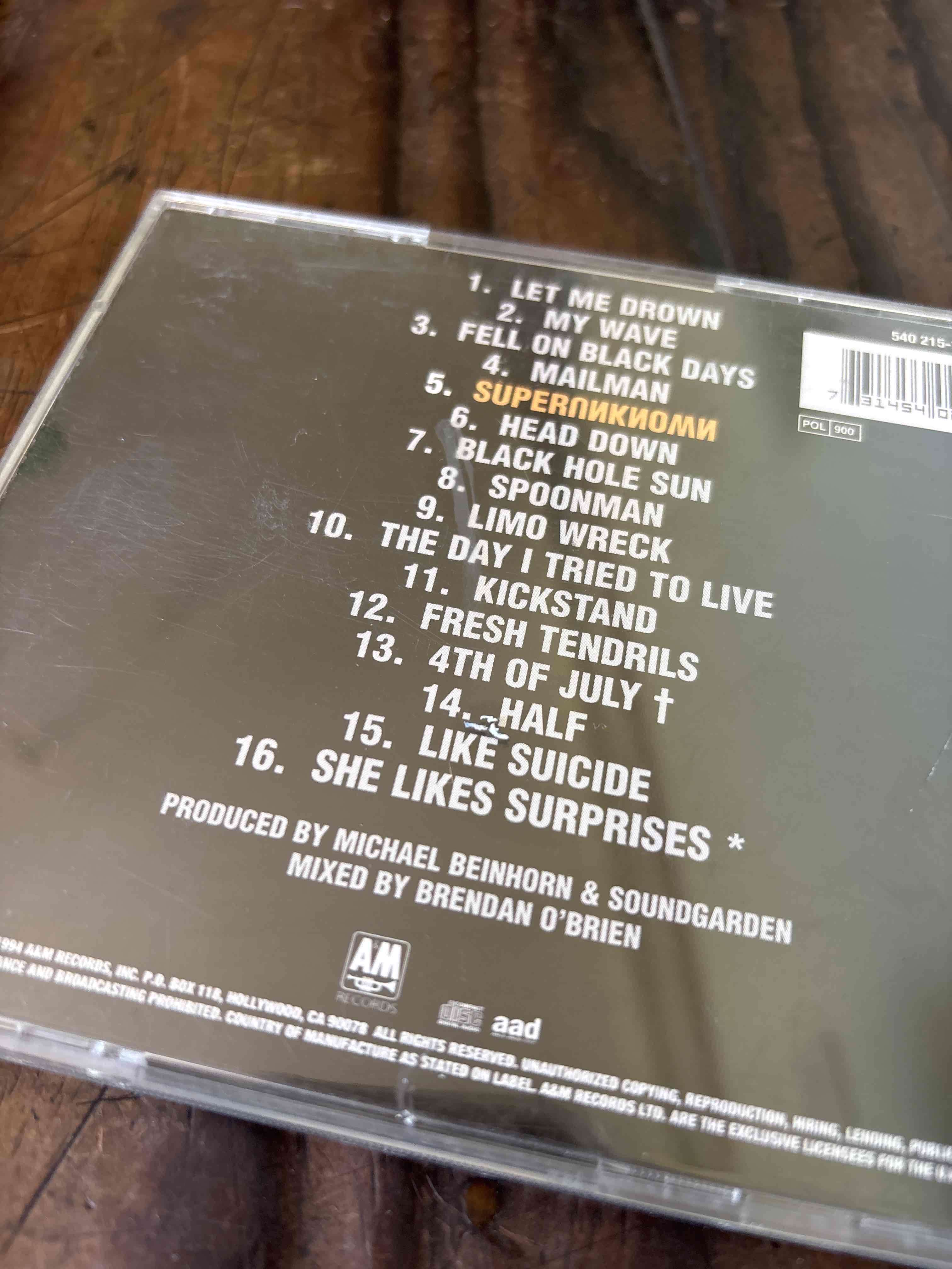 CD Soundgarden Superunknown - 3