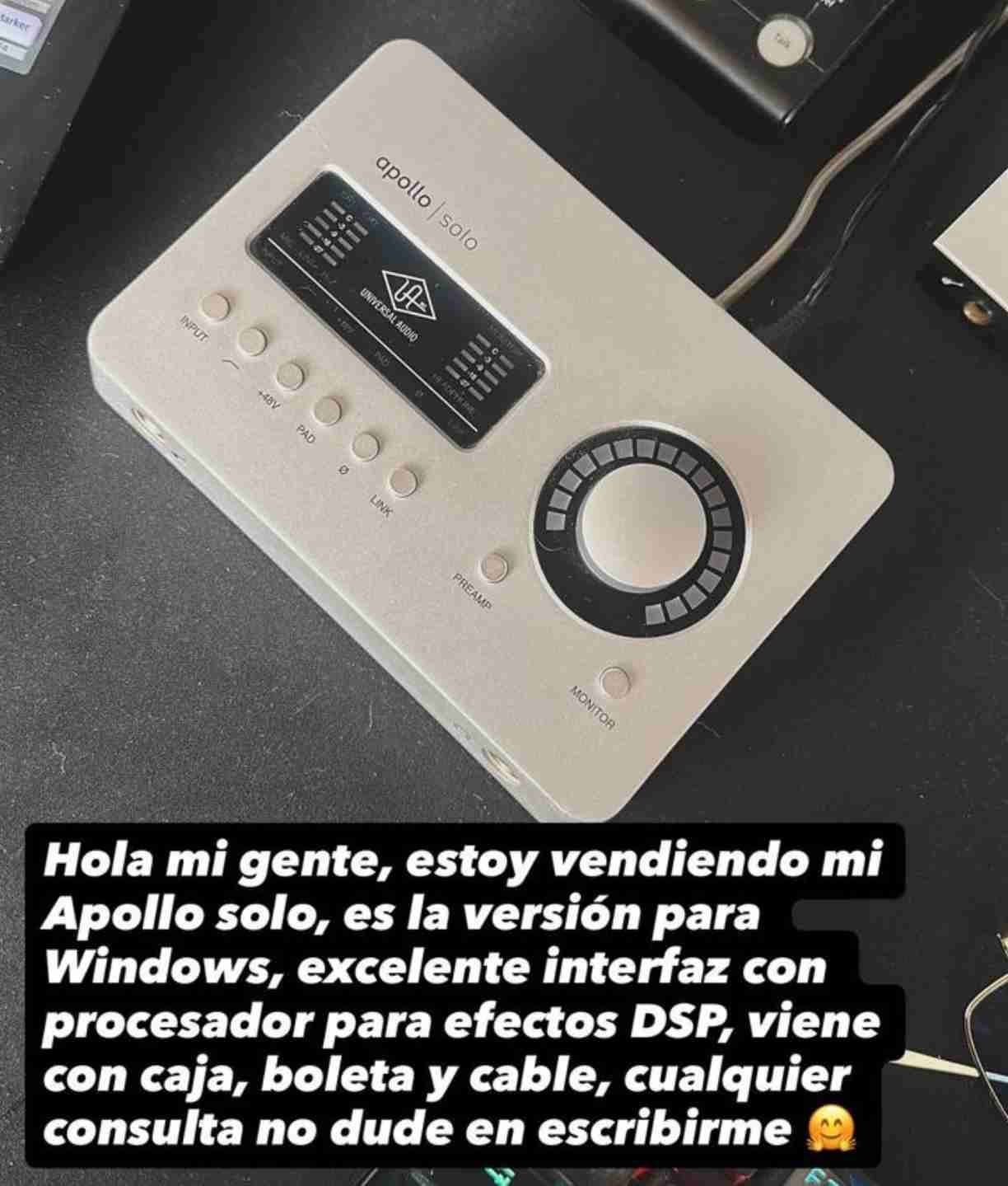 Interfaz de audio Apollo Solo