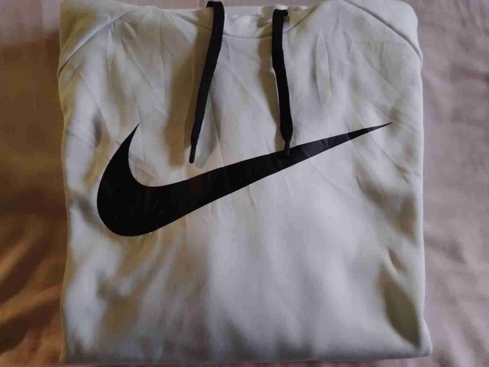 Polerón blanco con capucha Nike - miniatura 2