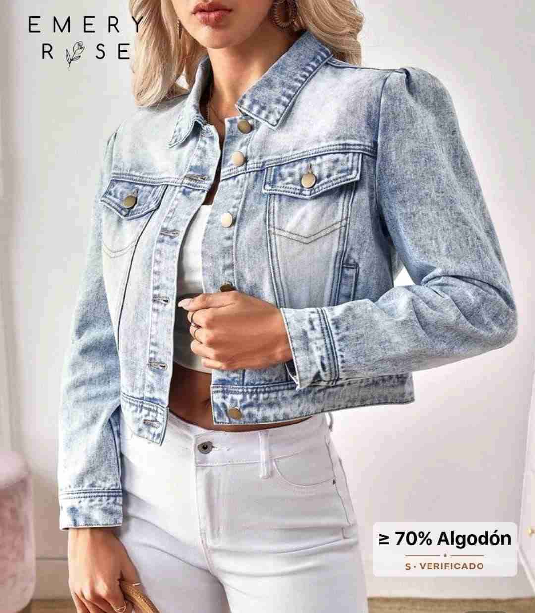 Chaqueta de mezclilla clara - miniatura 2