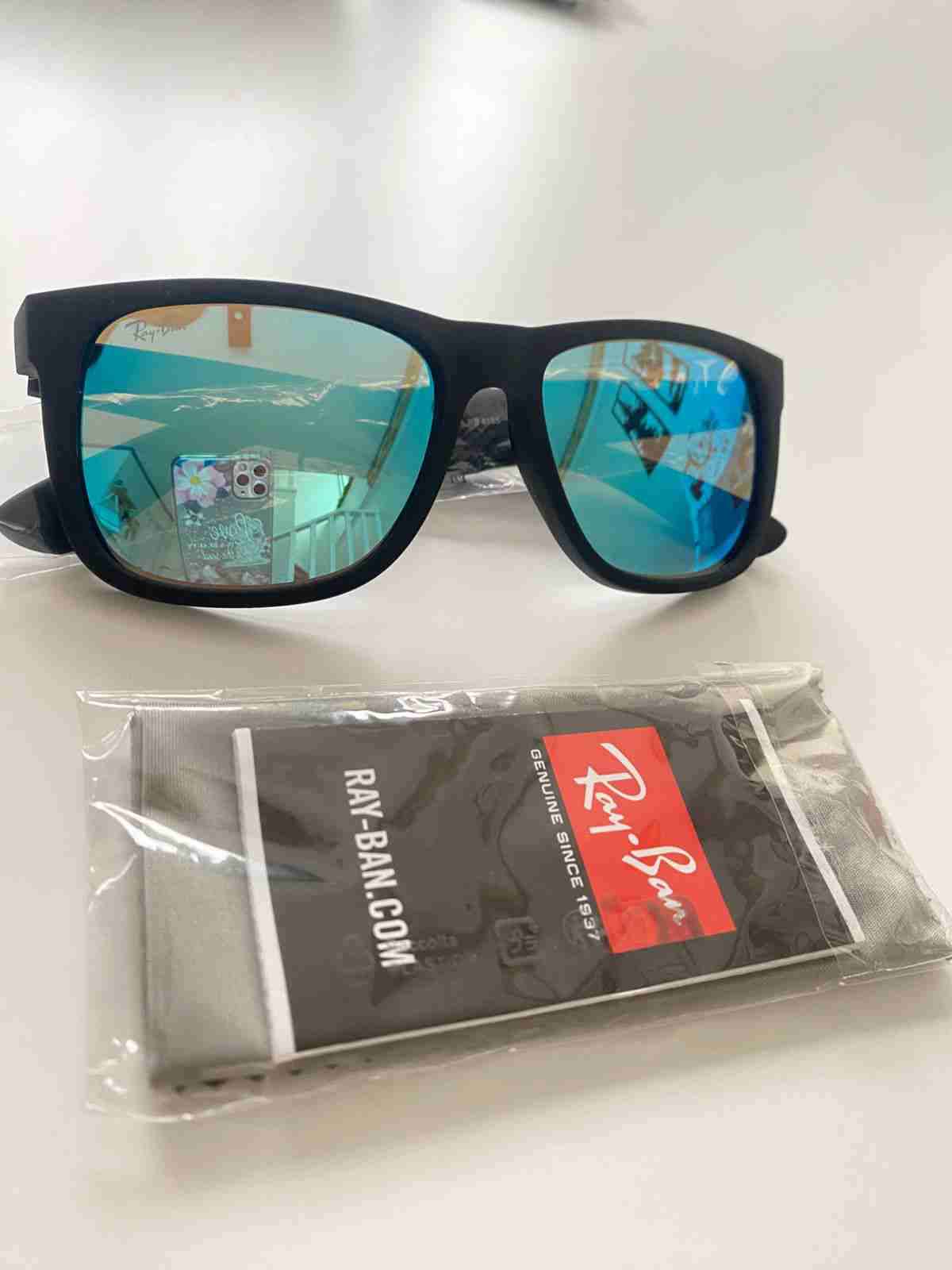 Lentes de sol polarizados Rayban negros - 5