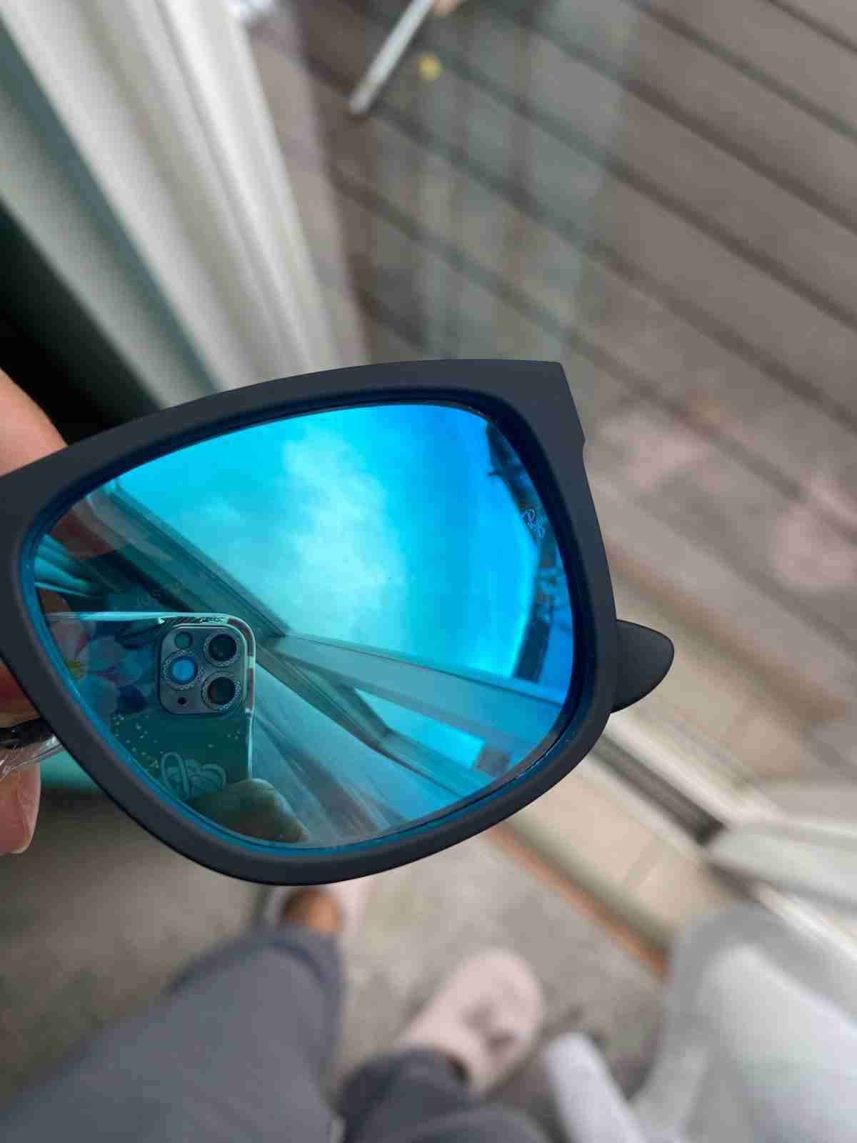 Lentes de sol polarizados Rayban negros - 6