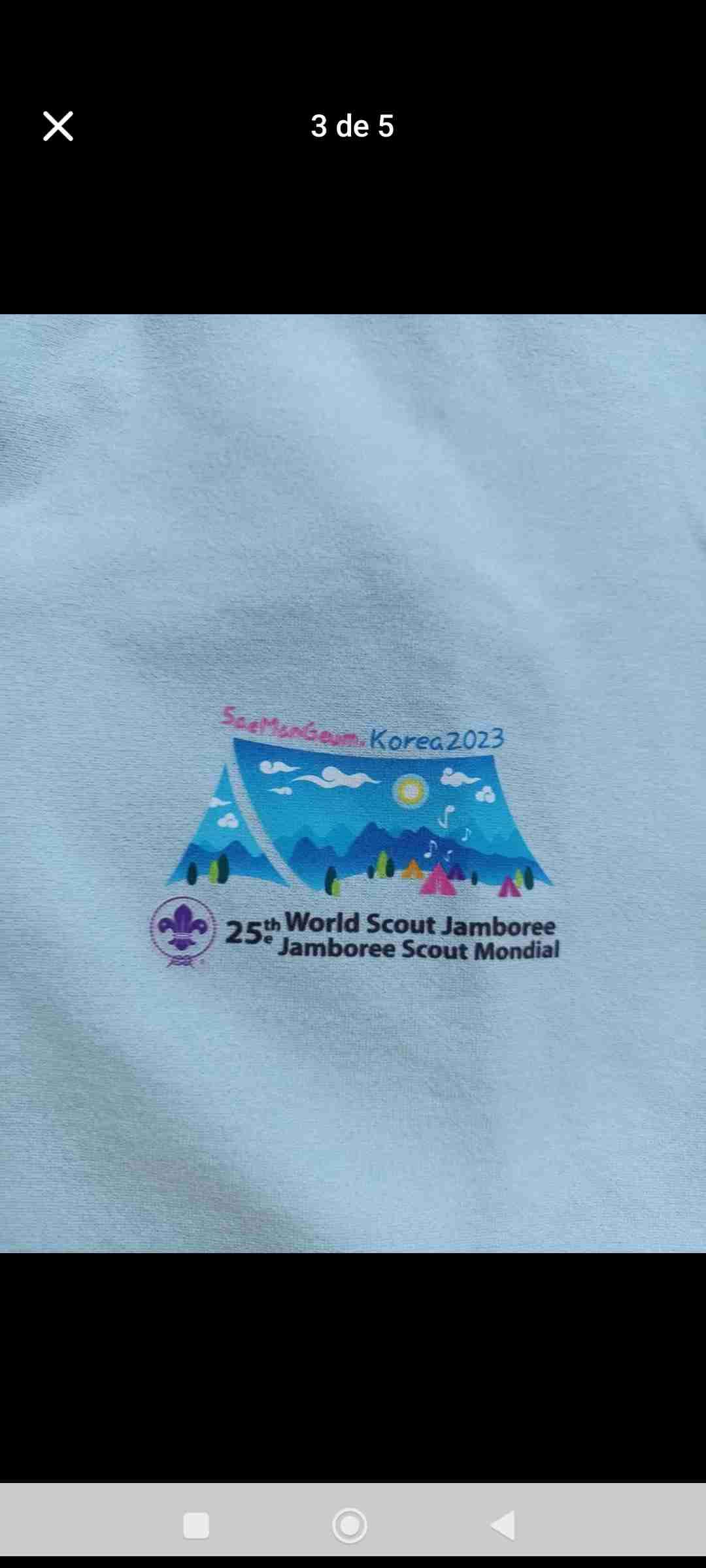Polera Jamboree Scout 2023 corea - miniatura 3