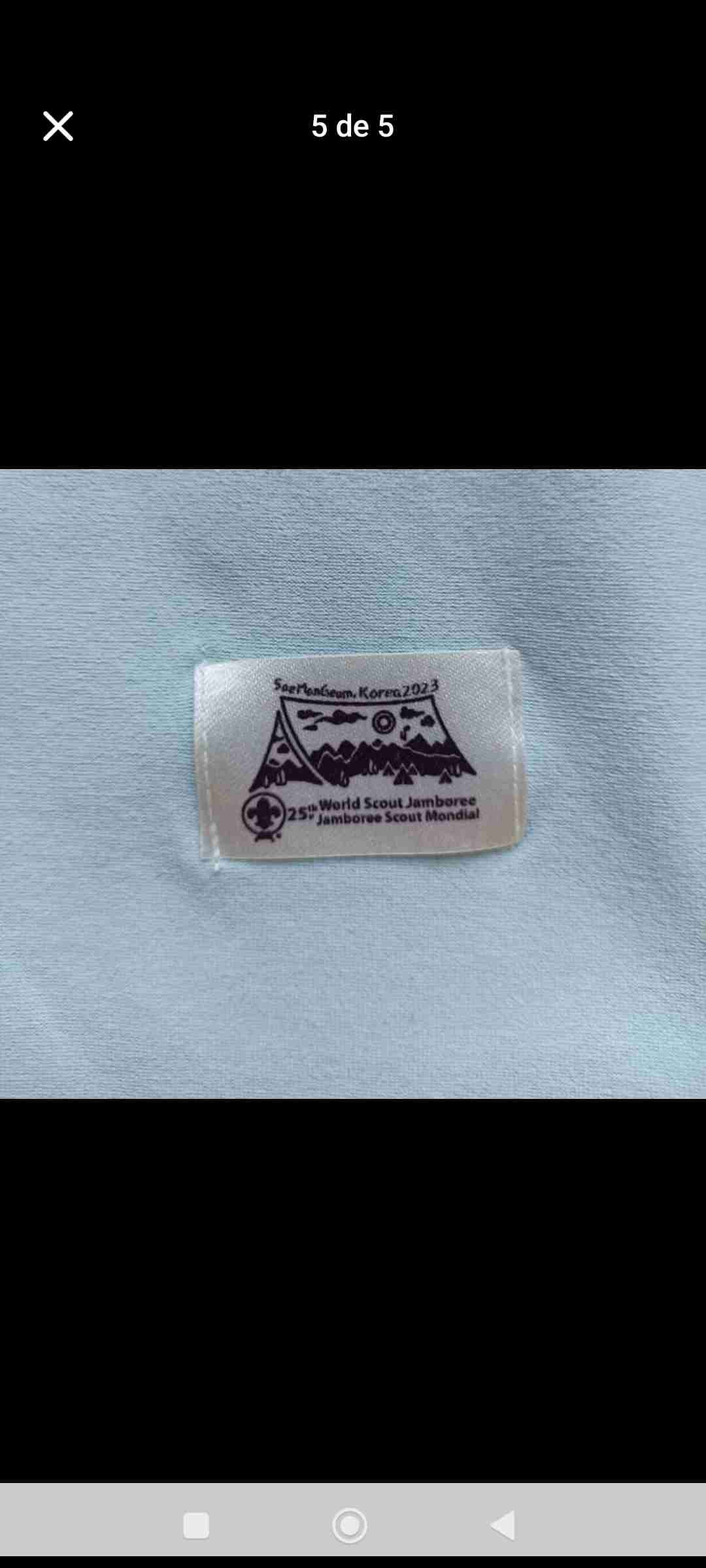 Polera Jamboree Scout 2023 corea - miniatura 5