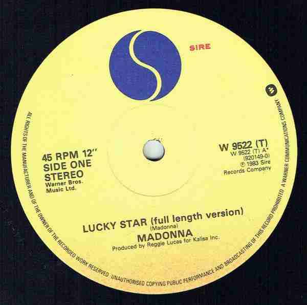 Vinilo Lucky Star de Madonna