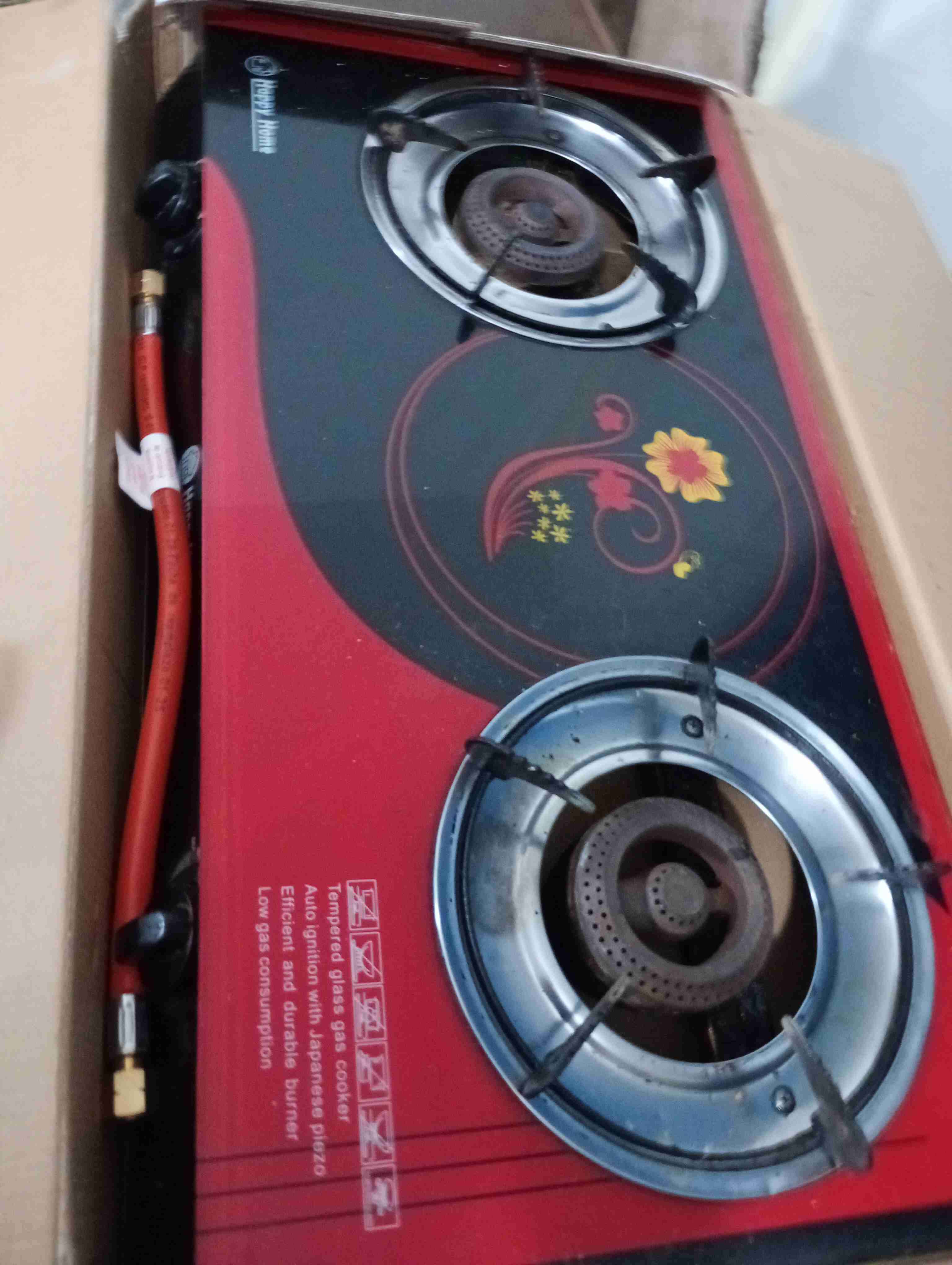 Cocina a gas de dos quemadores - miniatura 3