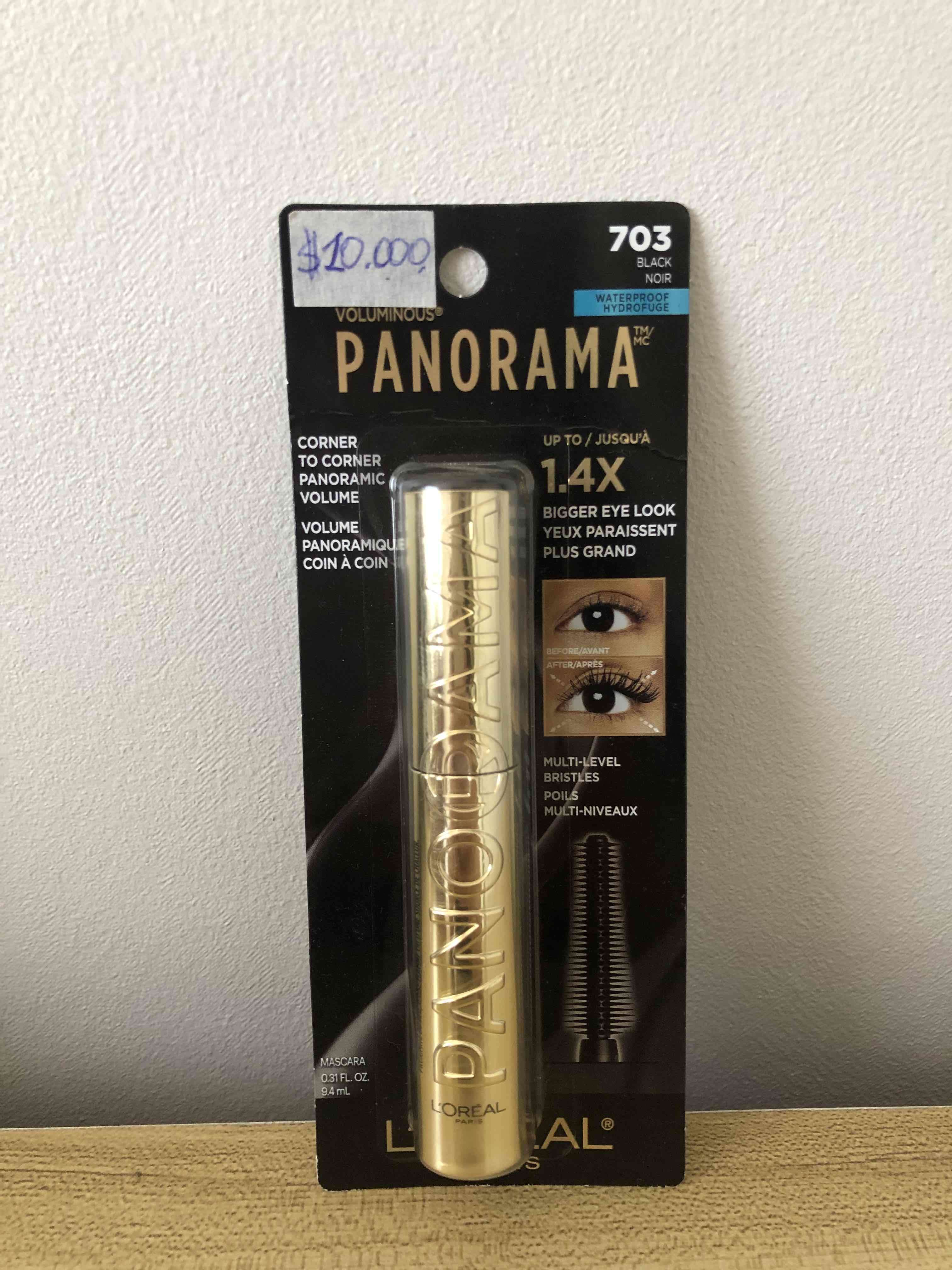 Máscara L'Oreal Panorama aprueba de agua