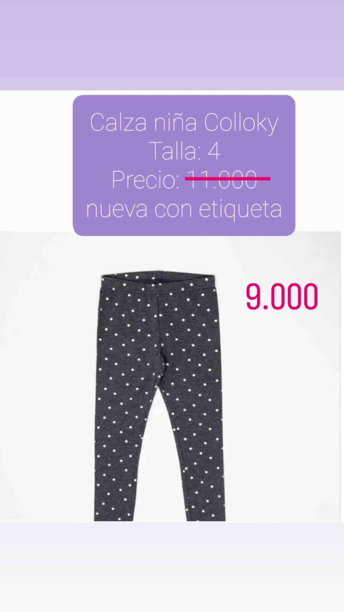 Leggings niña Colloky con puntos