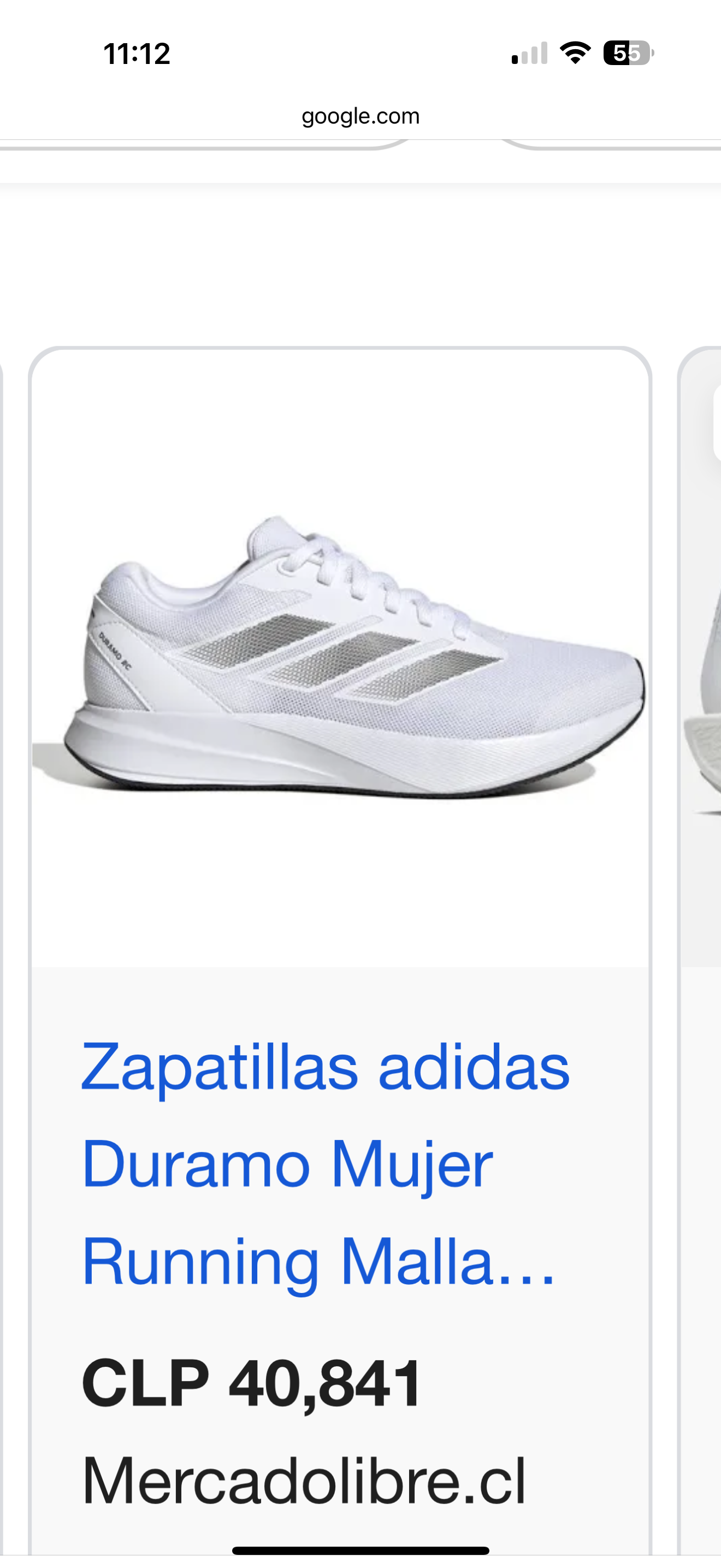 Zapatillas blancas de running - 1