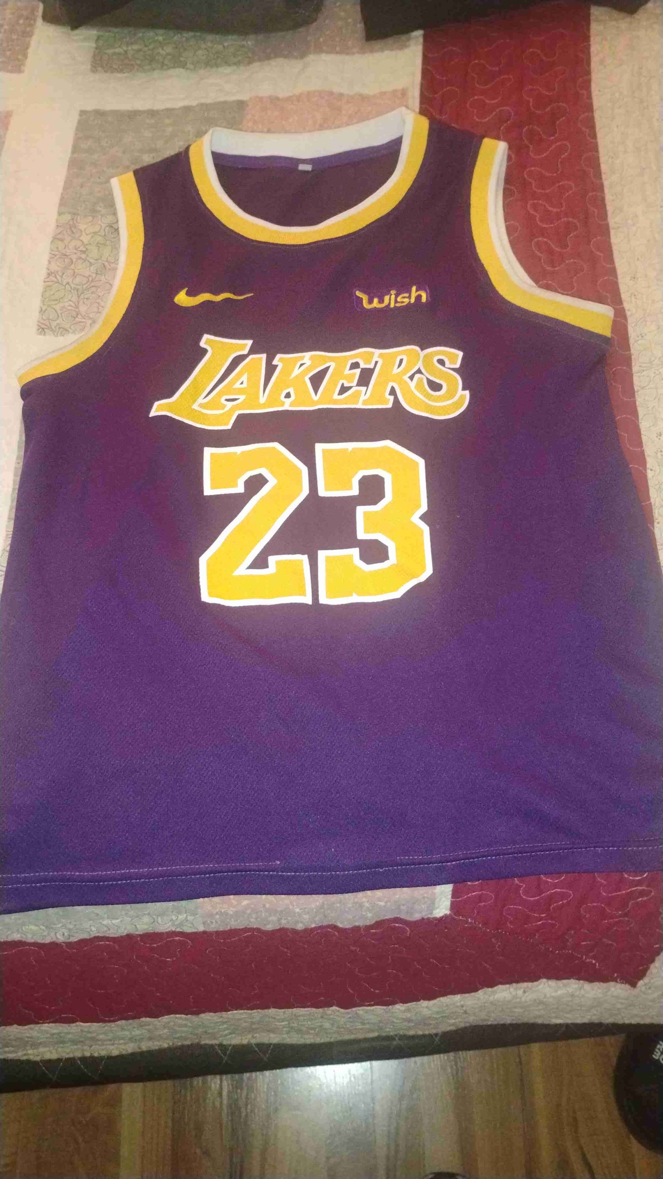 Camiseta basquetbol morada JAMES 23 - miniatura 2