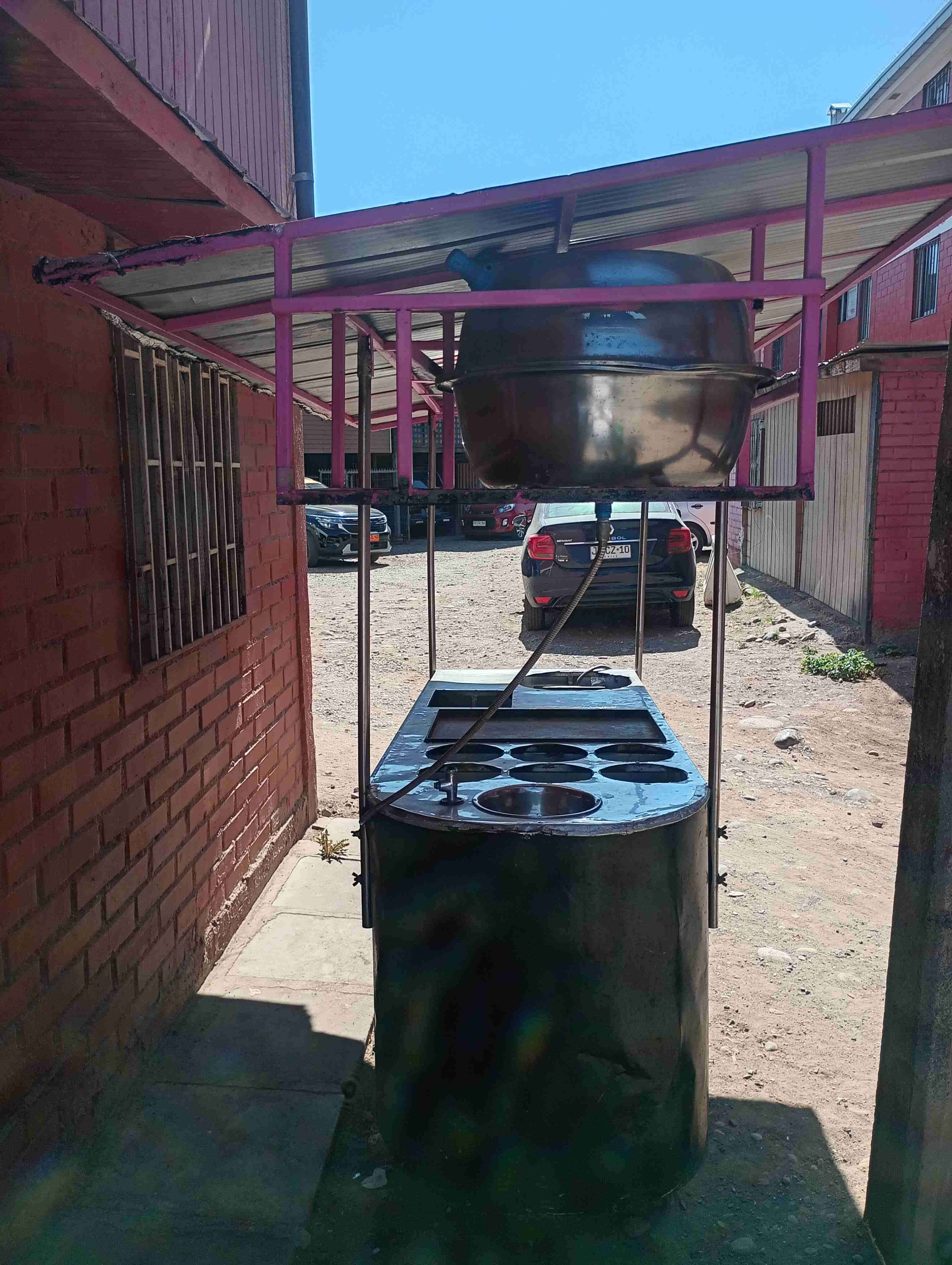 Estructura para cocinero ambulante - 1