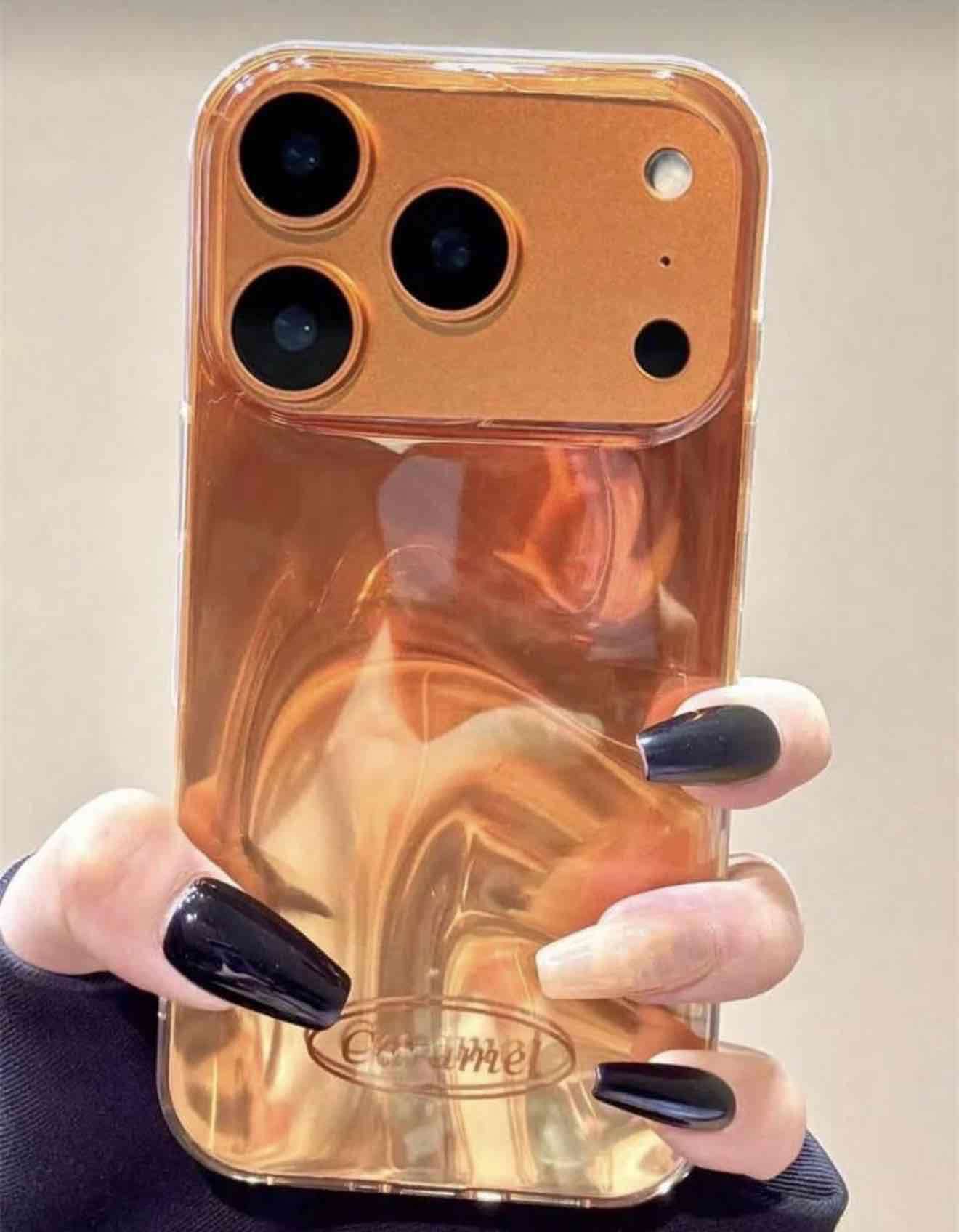 Funda color naranja y ámbar  para iPhone - miniatura 1