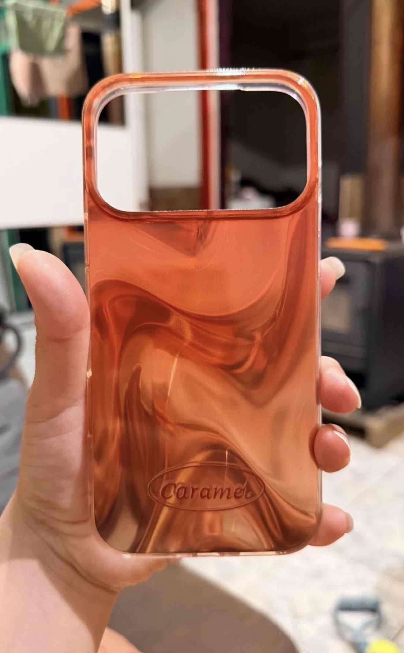 Funda color naranja y ámbar  para iPhone - miniatura 2