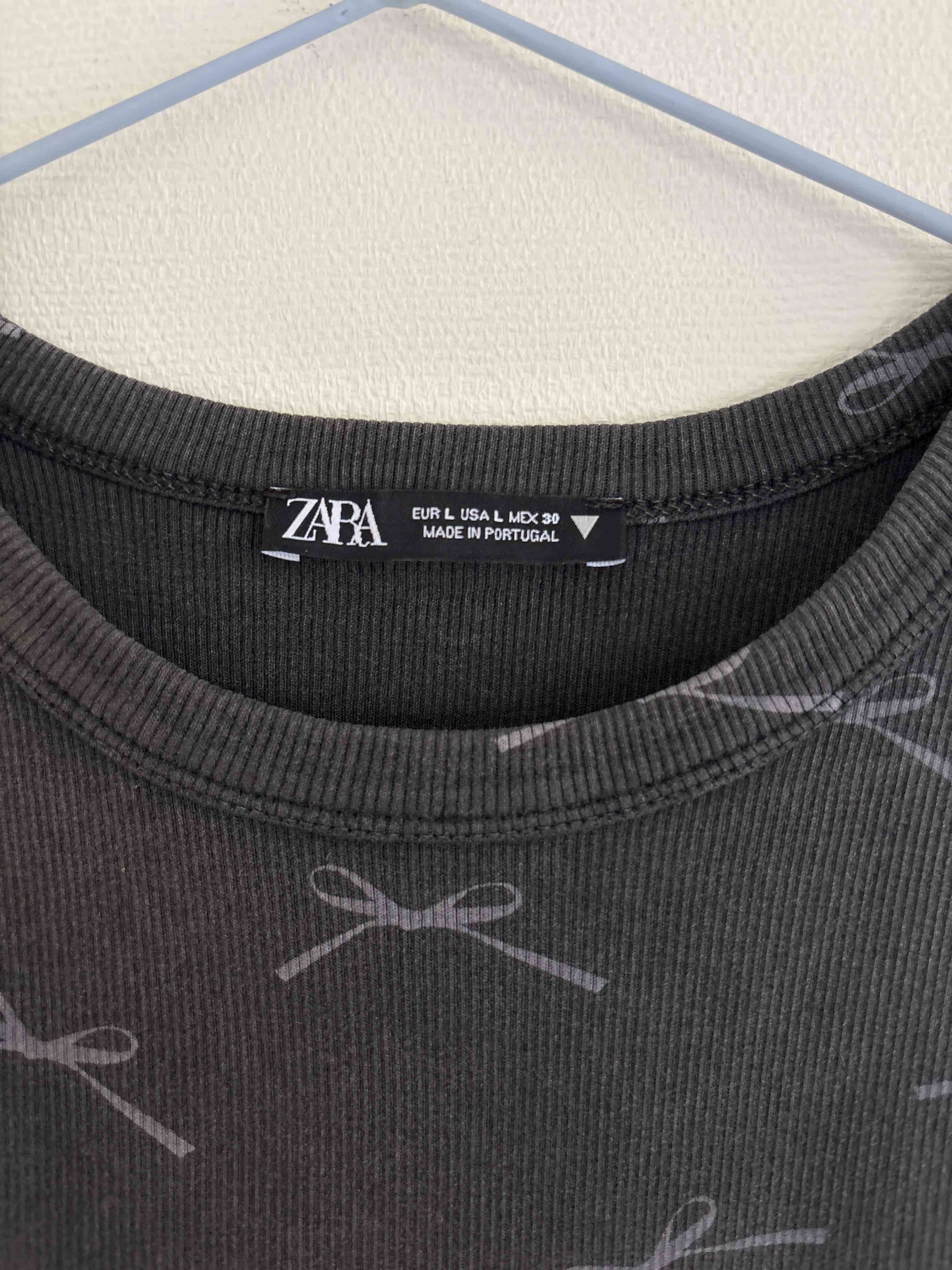 Polera sin mangas Zara gris - miniatura 2