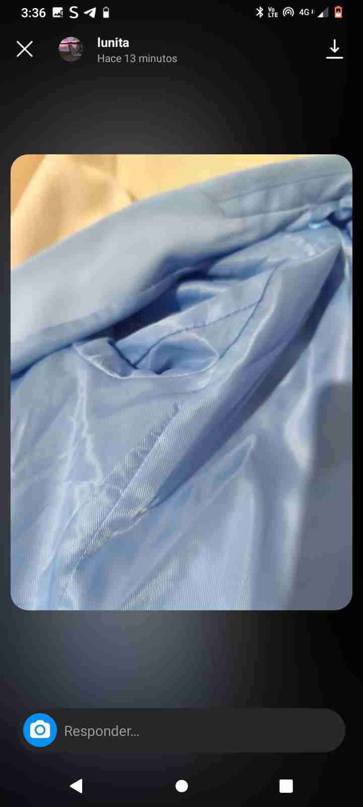 Blazer azul celeste elegante - miniatura 4