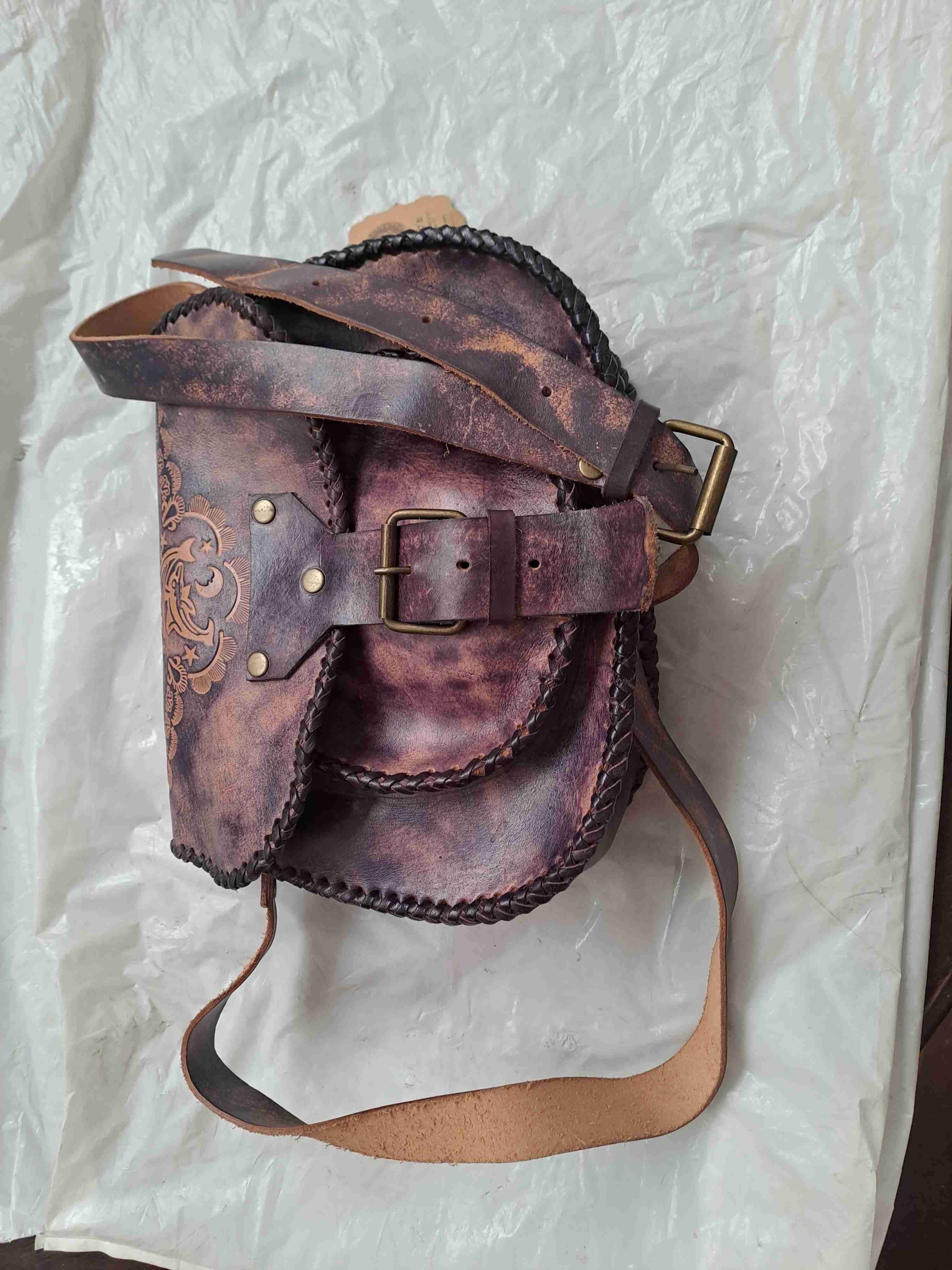 Cartera de cuero artesanal - miniatura 2