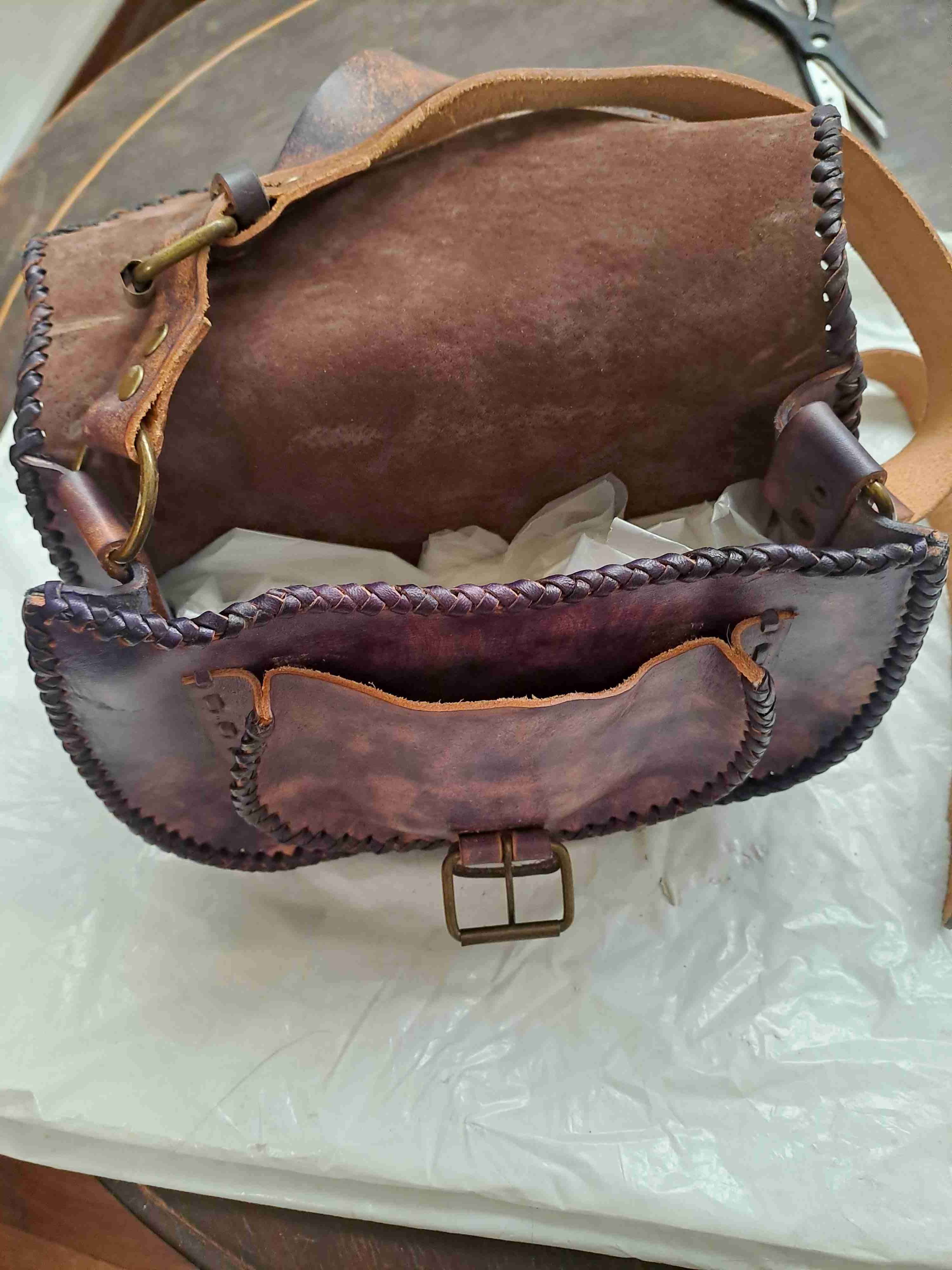 Cartera de cuero artesanal - miniatura 6