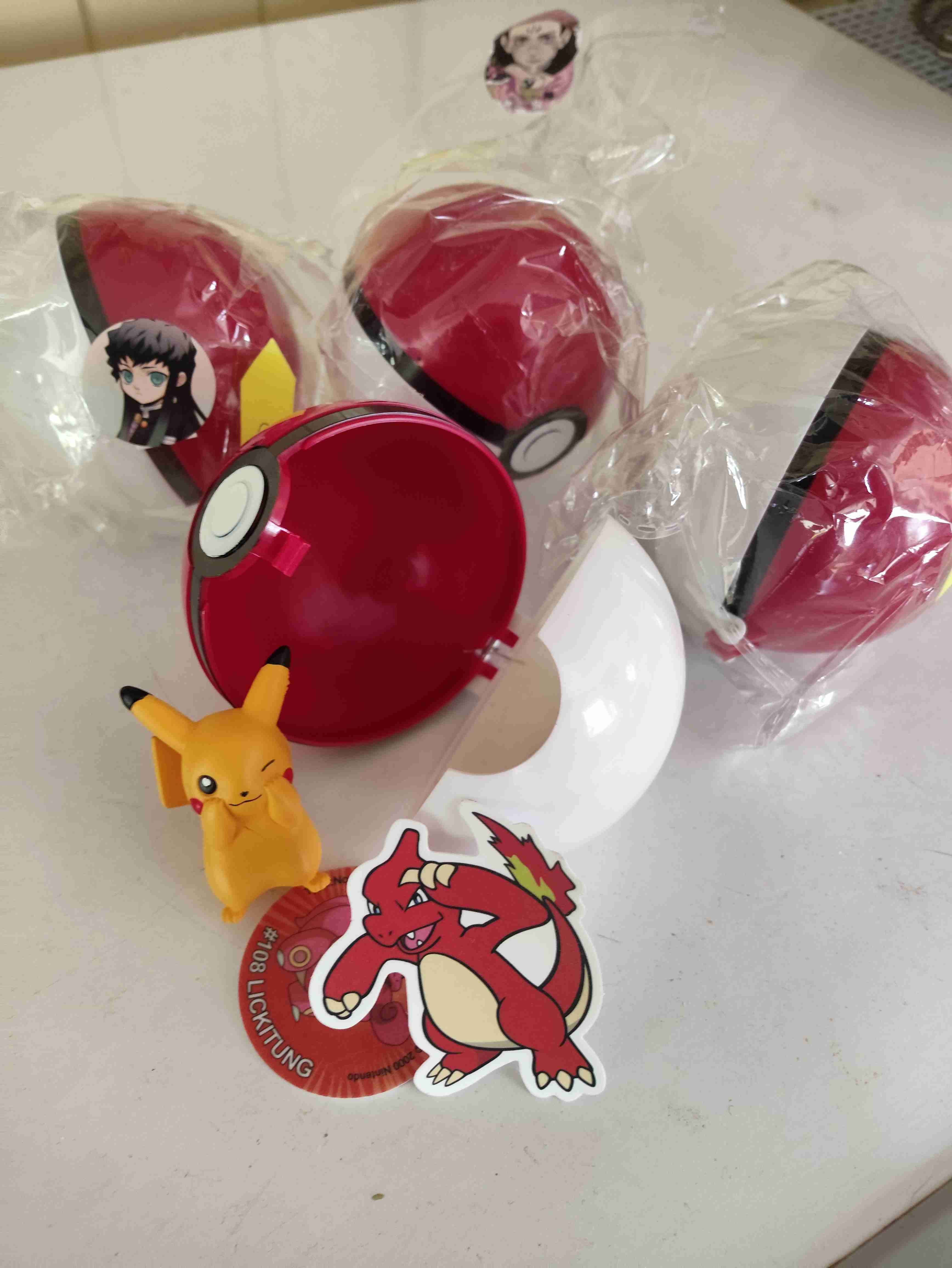 Set mini Pokémon 24 unidades+ pokebola - 3