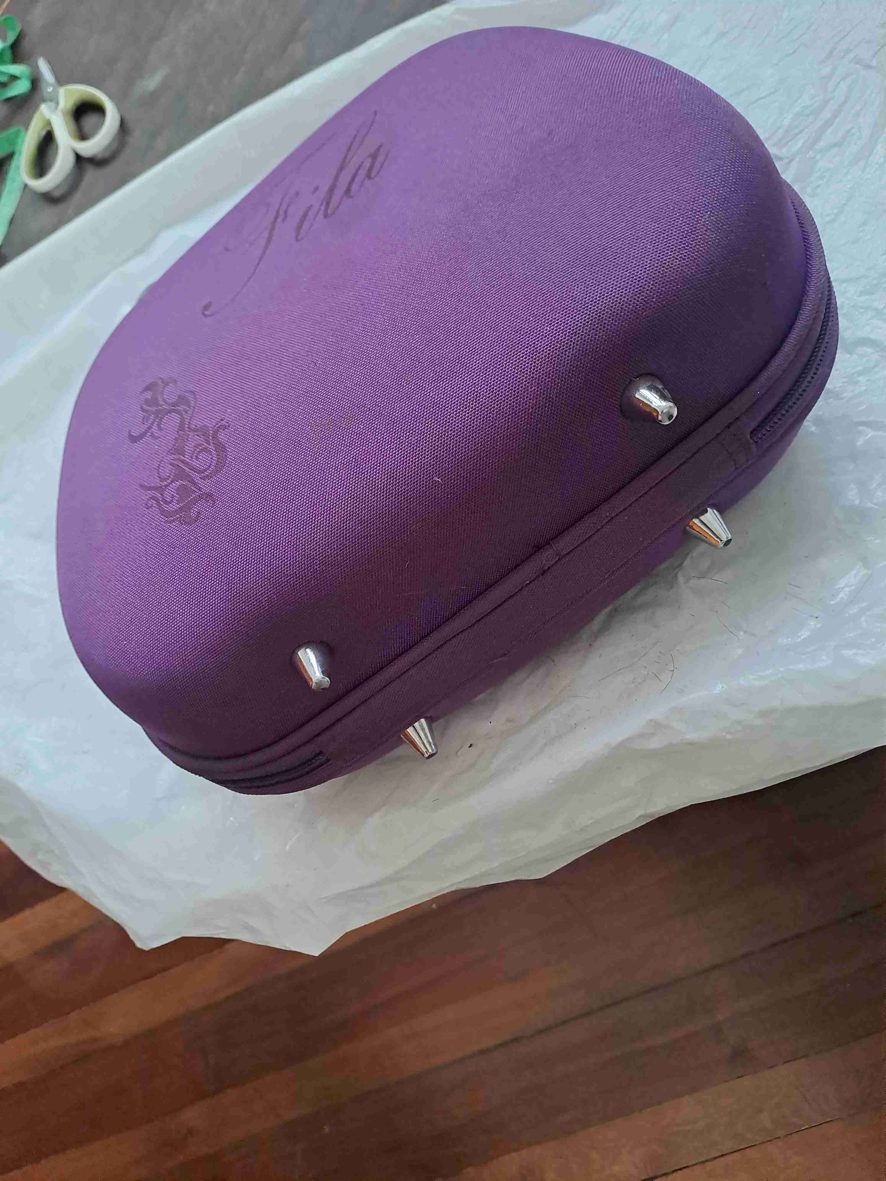 Bolso morado circular elegante - miniatura 2