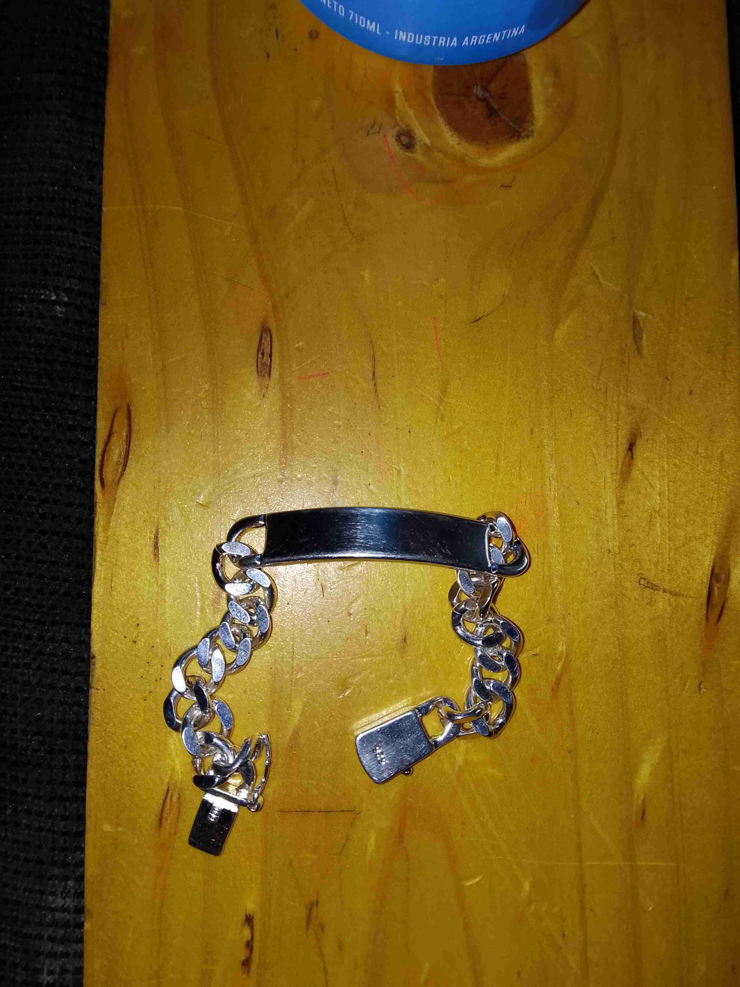 pulsera de cadena de plata - 1
