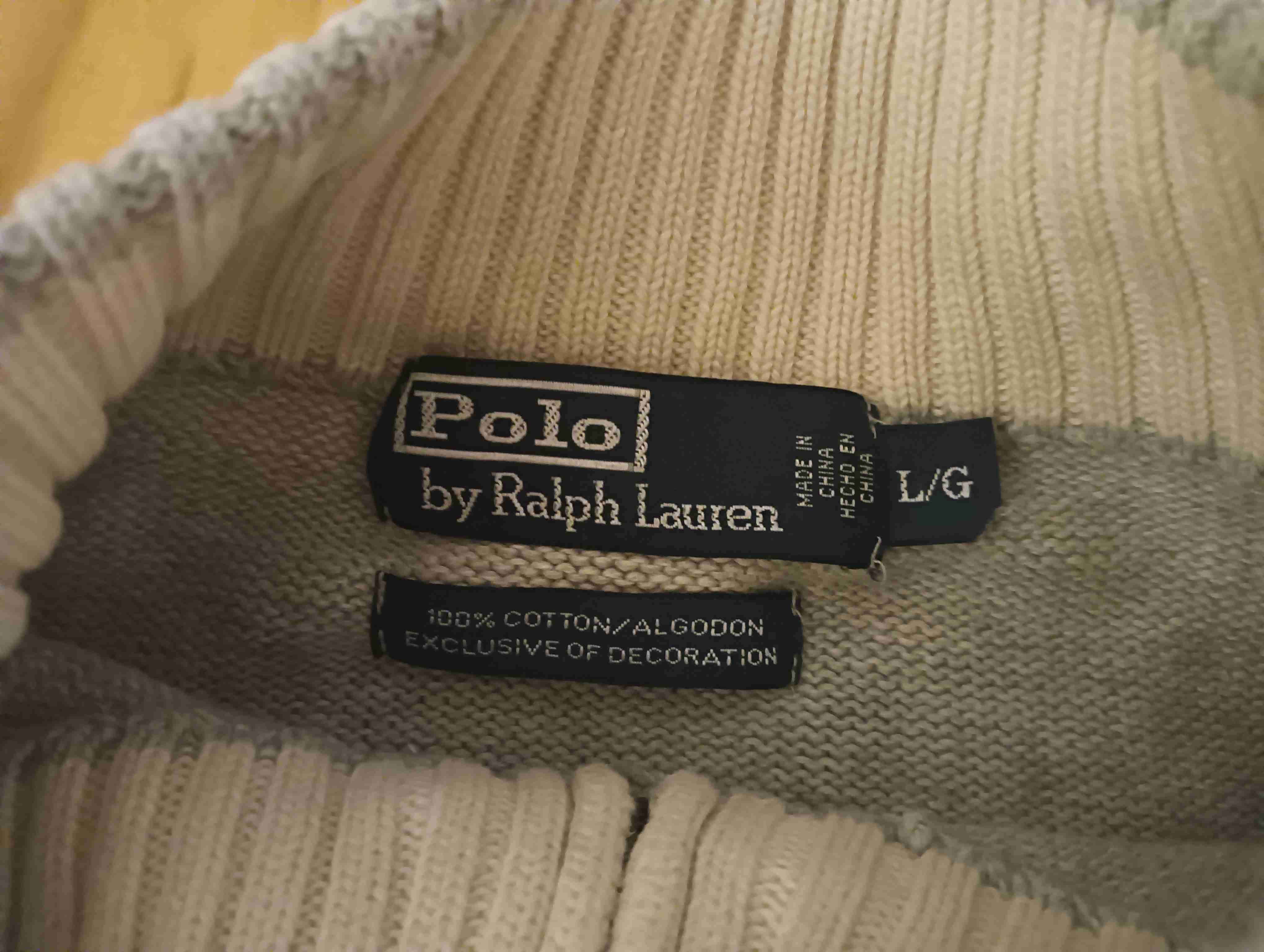 Ralph Lauren suéter medio Cierre!! Og - 5