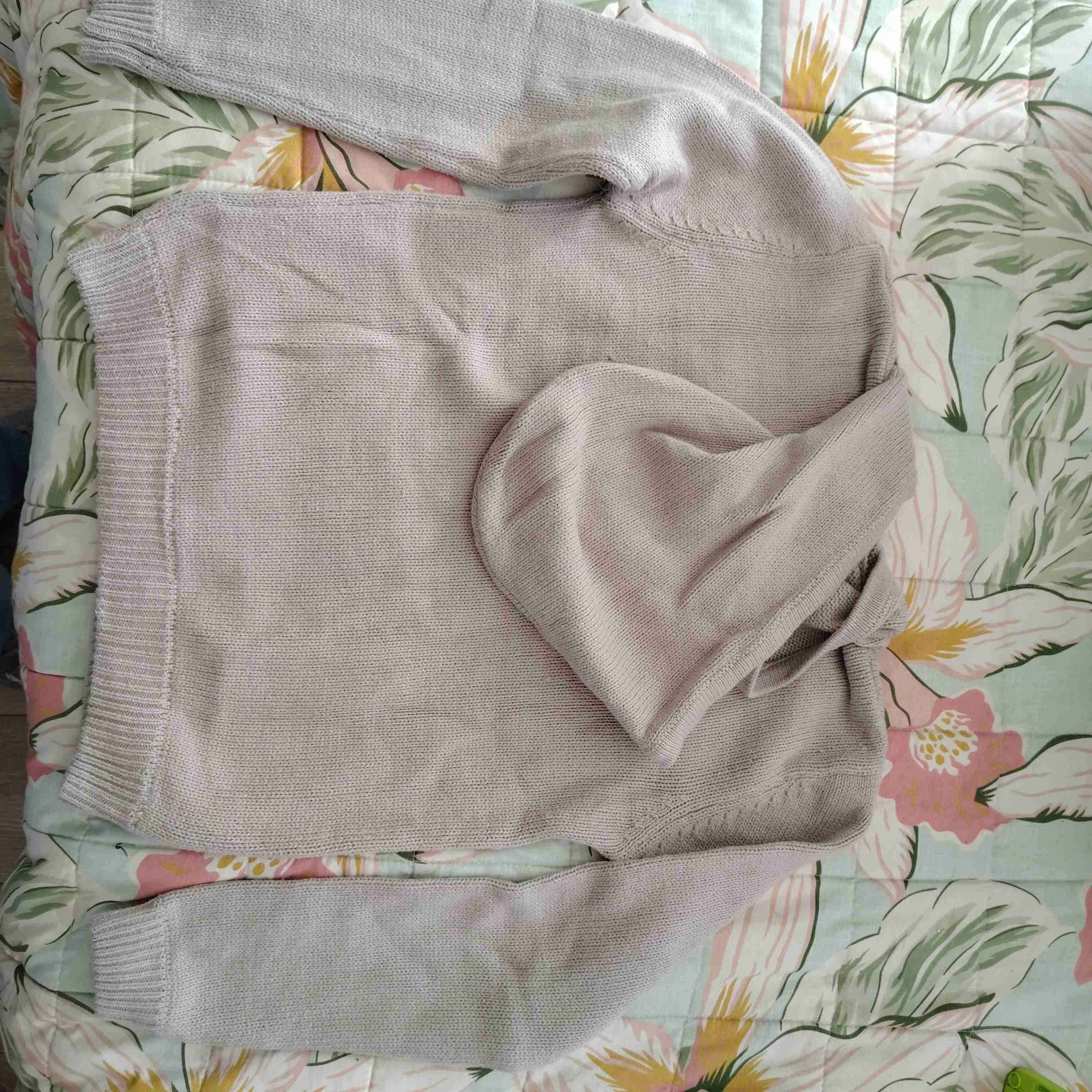 Chaleco beige con bolsillos - miniatura 3