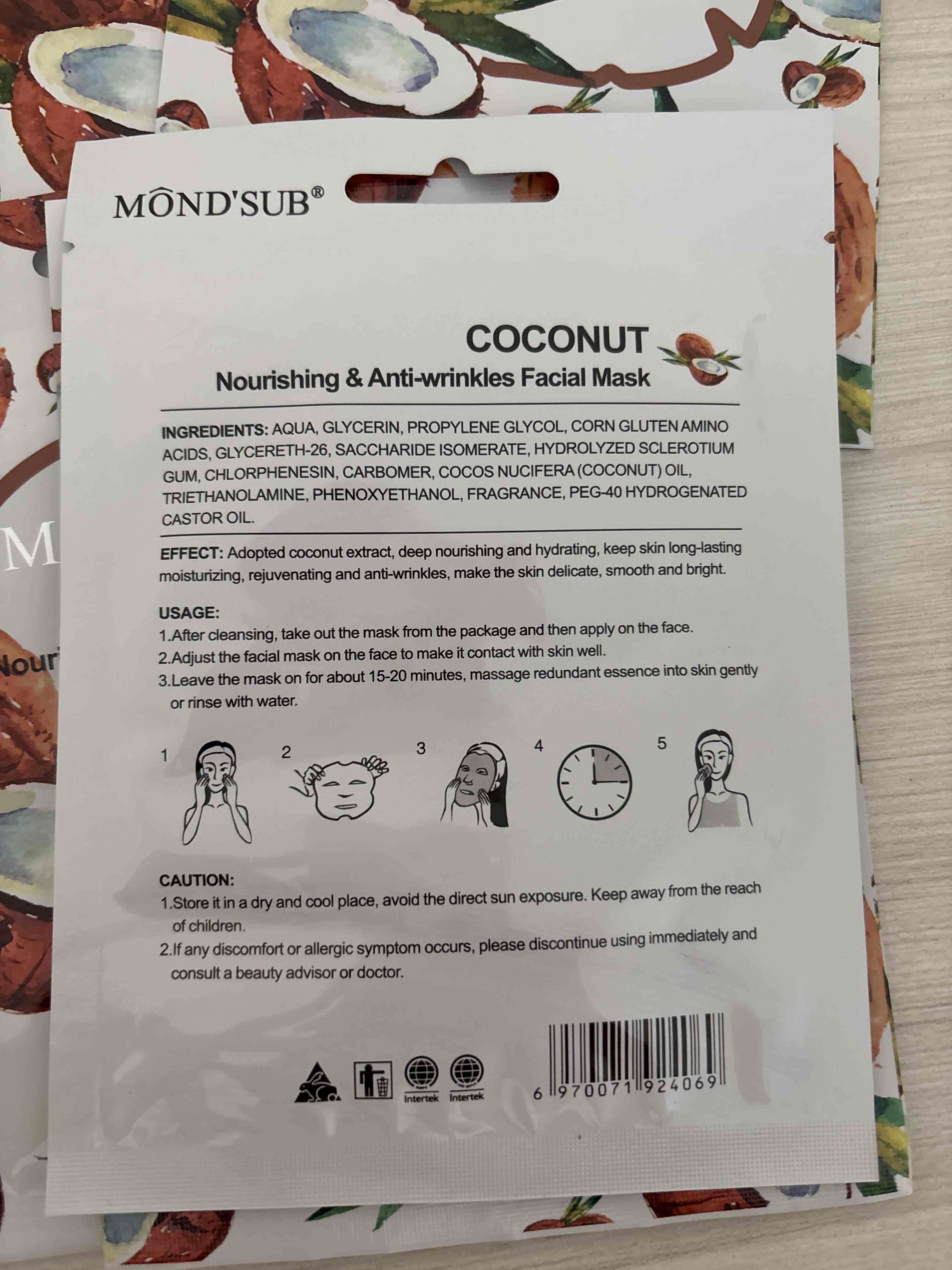 Mascarilla facial de coco - 3