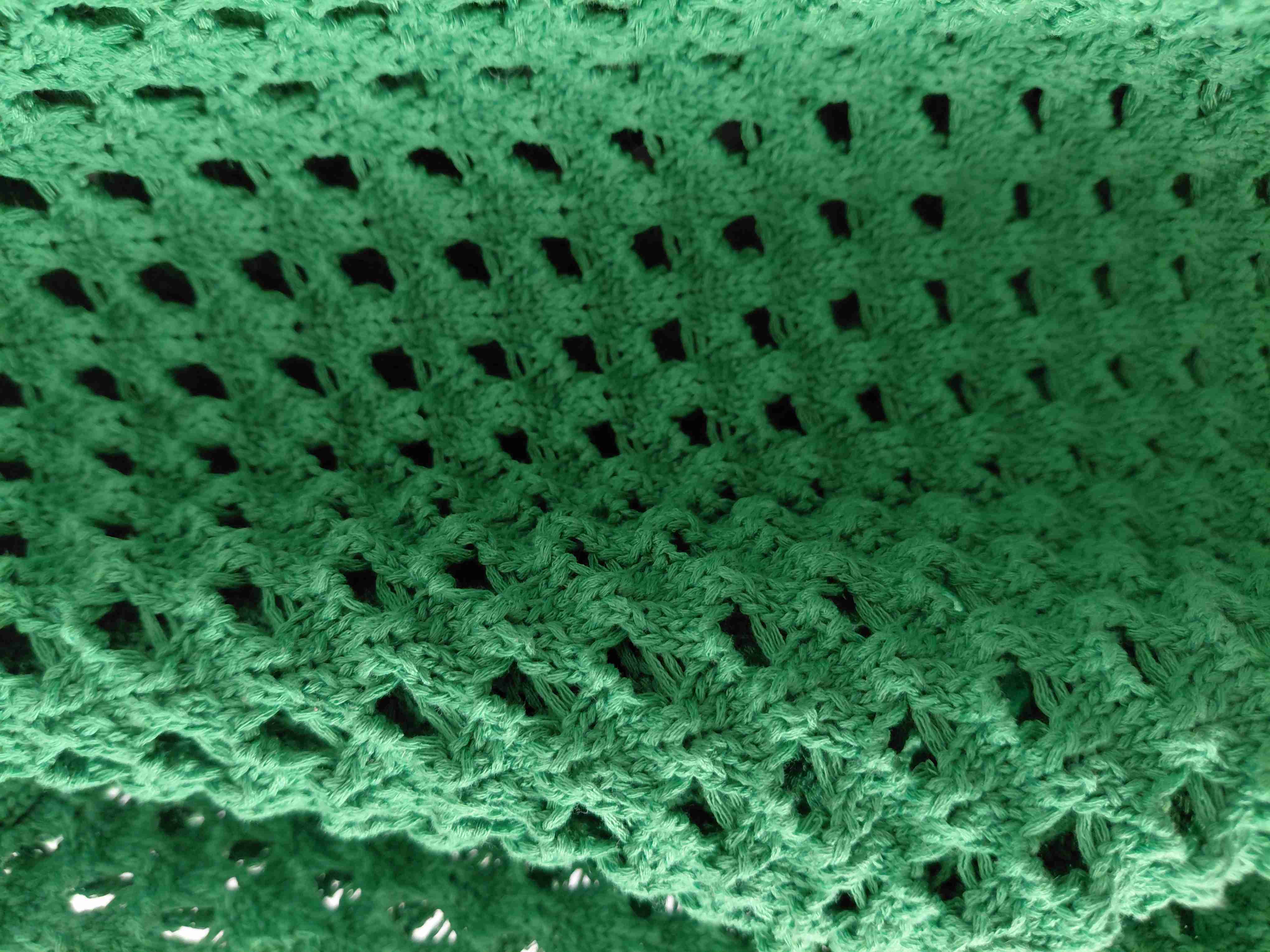 Suéter Calado H&M - Verde vibrante - Talla S/M - 3