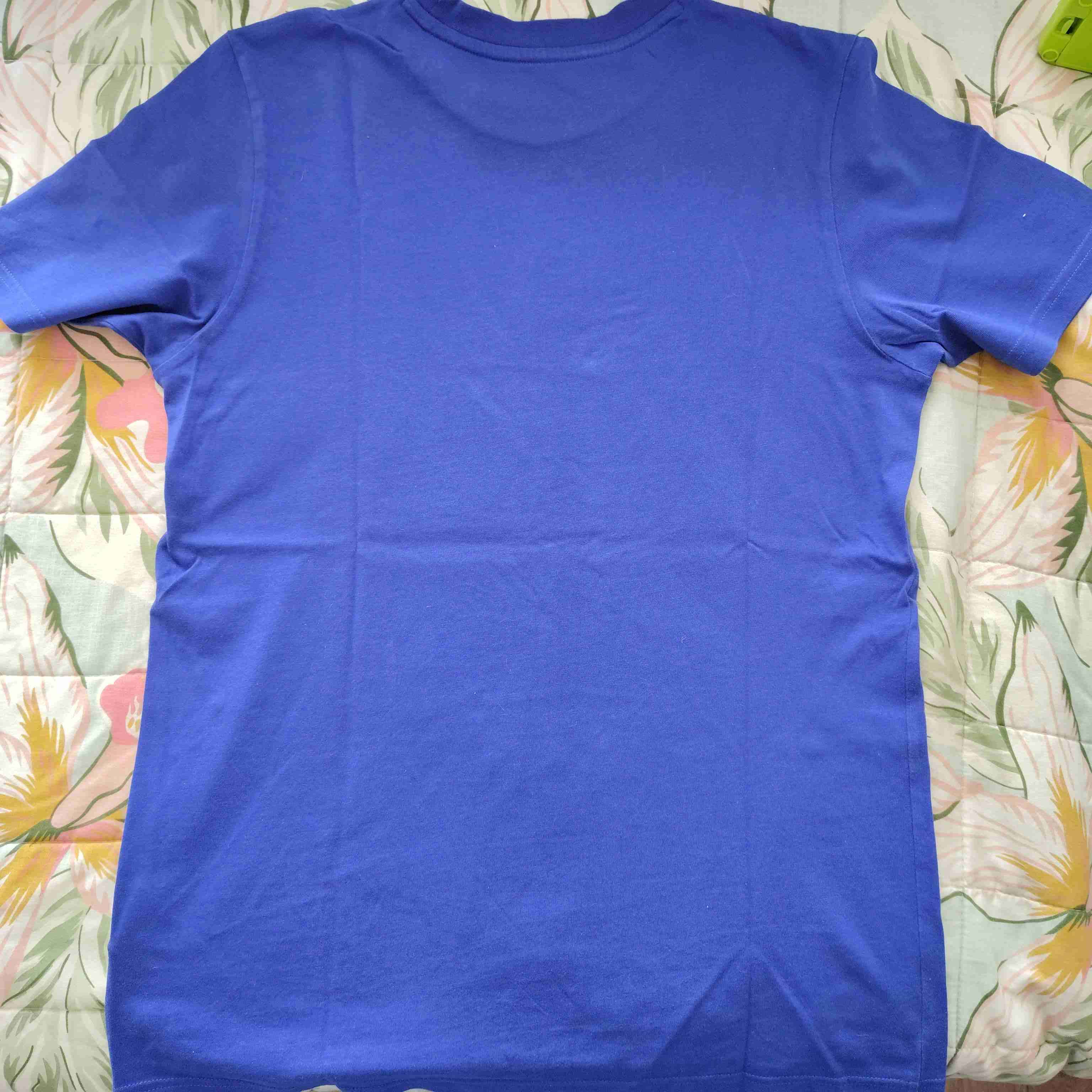 Polera azul Adidas estampada - miniatura 3